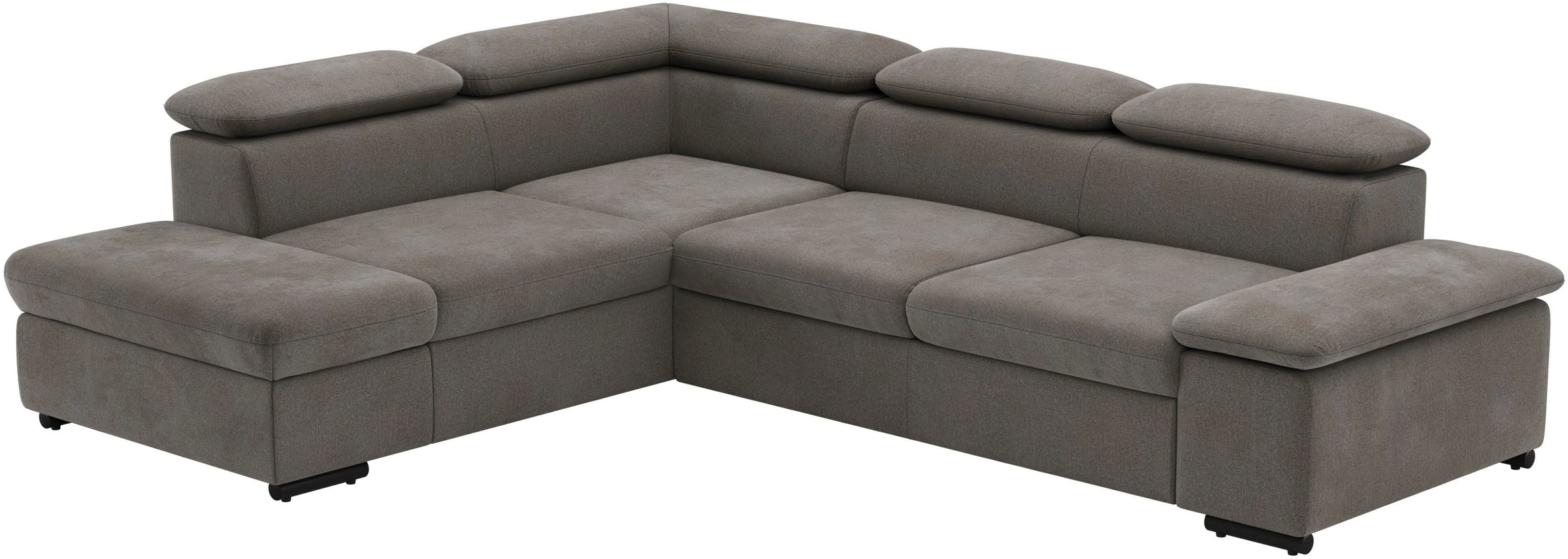 sit&more Ecksofa »Alcudia L-Form«, mit Armteilverstellung, optional Kopfteilverstellung und Bettfunktion