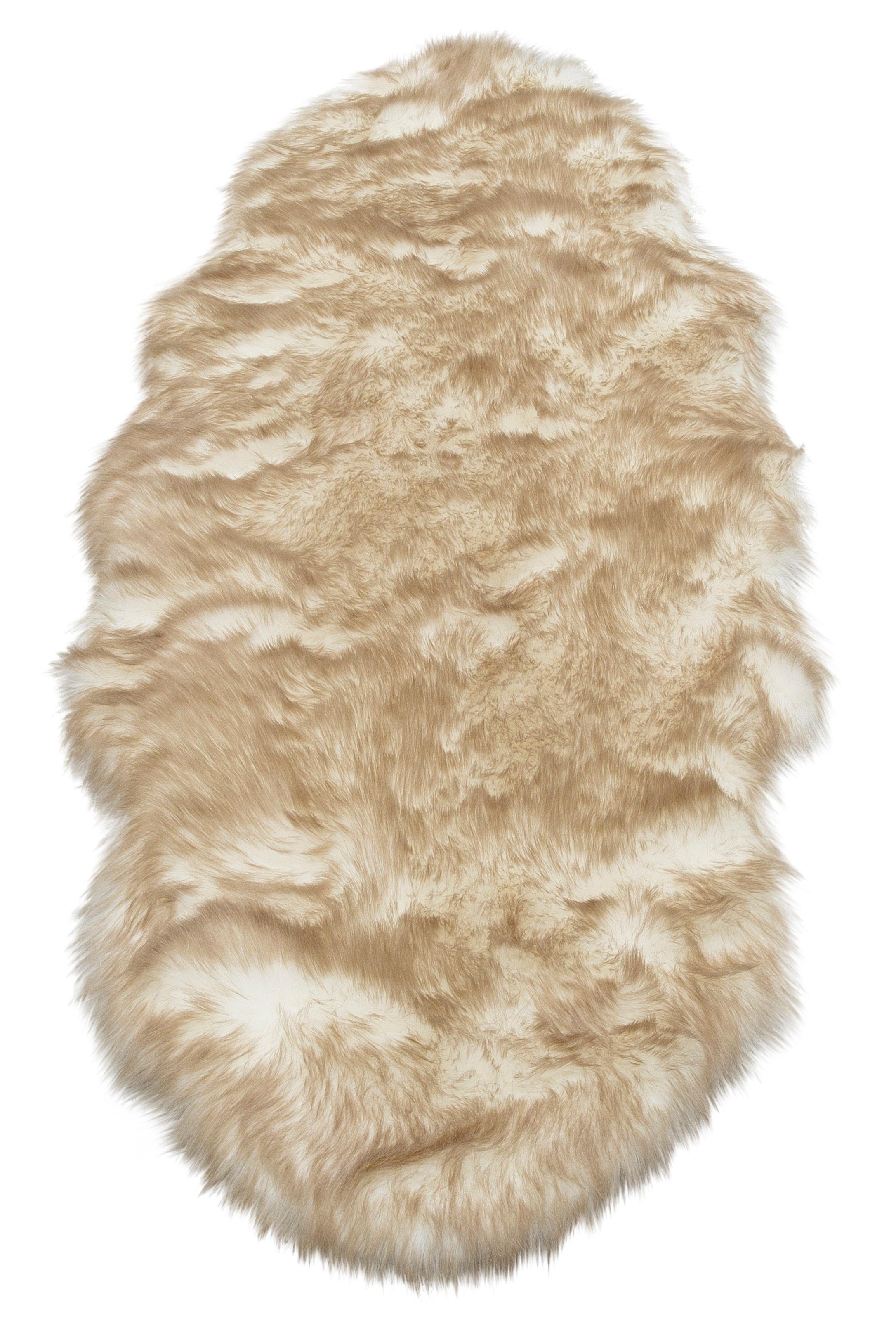 Image of my home Fellteppich »Sammo«, fellförmig, 60 mm Höhe, Kunstfell, leuchtende Farben, besonders weich, ein echter Kuschelteppich, ideale Teppiche für Wohnzimmer, Schlafzimmer bei Ackermann Versand Schweiz