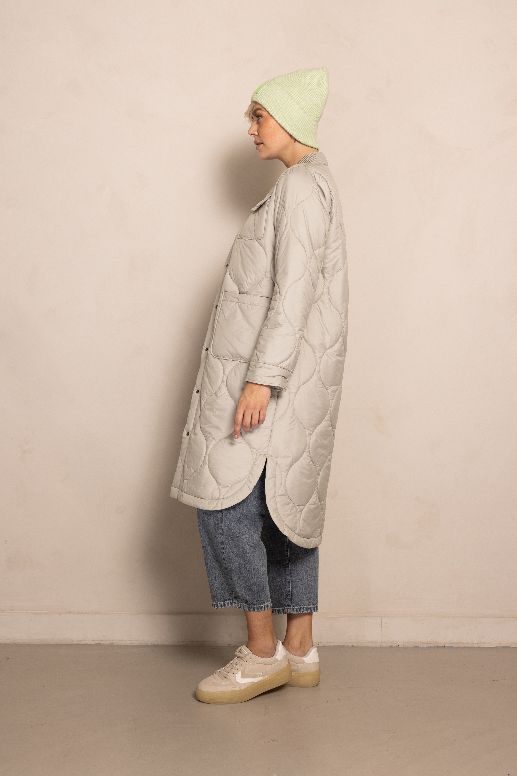 Zhrill Manteau matelassé »ZHTARA« mit leichter Steppung und Knopfleiste