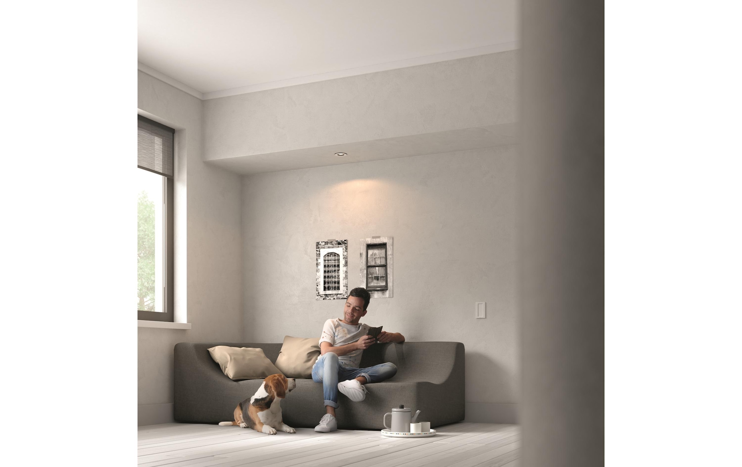 Philips Hue LED Deckenleuchte »Milliskin Rund«