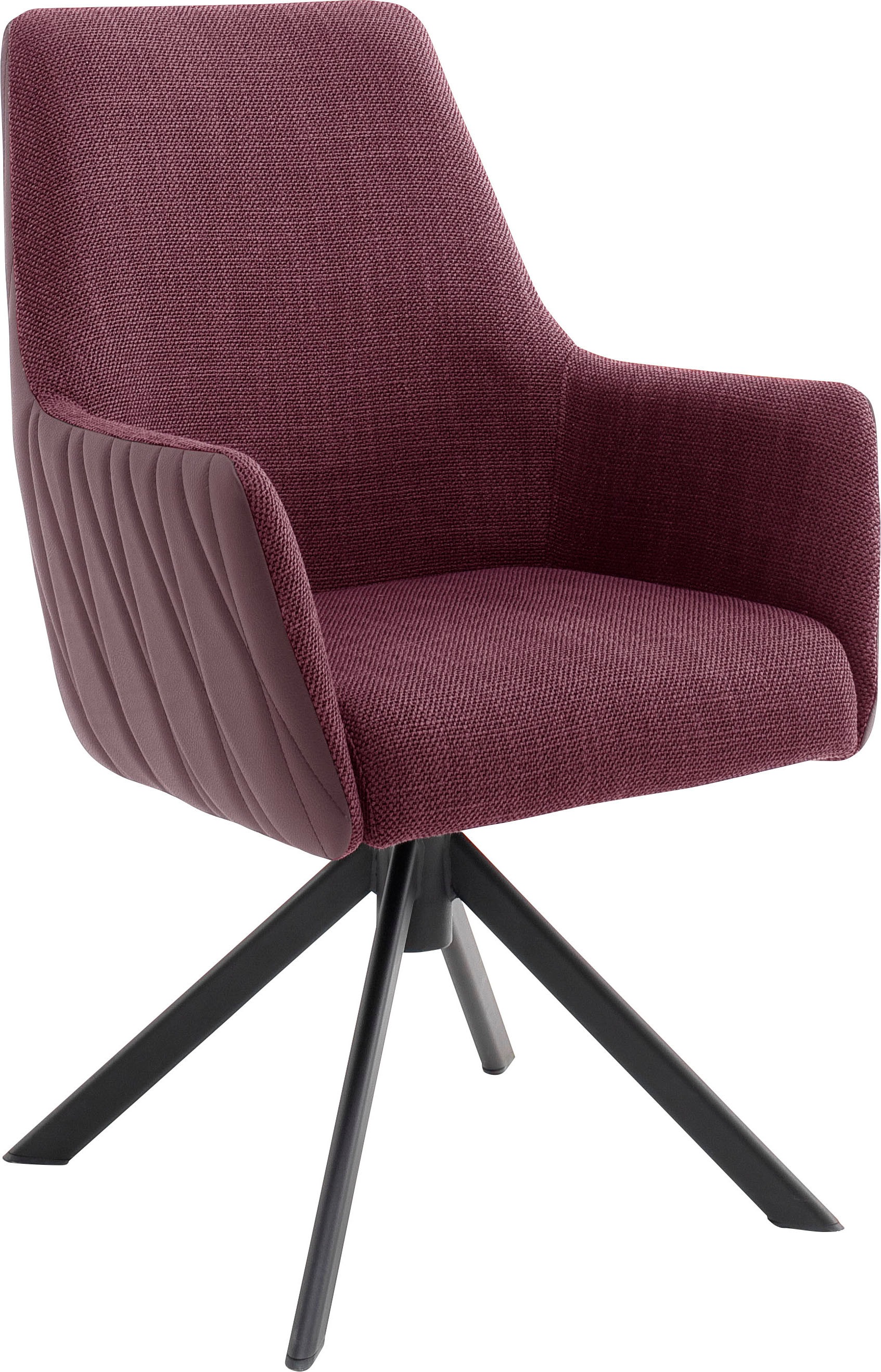 MCA furniture 4-Fussstuhl »Reynosa«, (Set), 2 St., Esszimmerstuhl 360°drehbar mit Nivellierung, Belastbar bis 120 kg