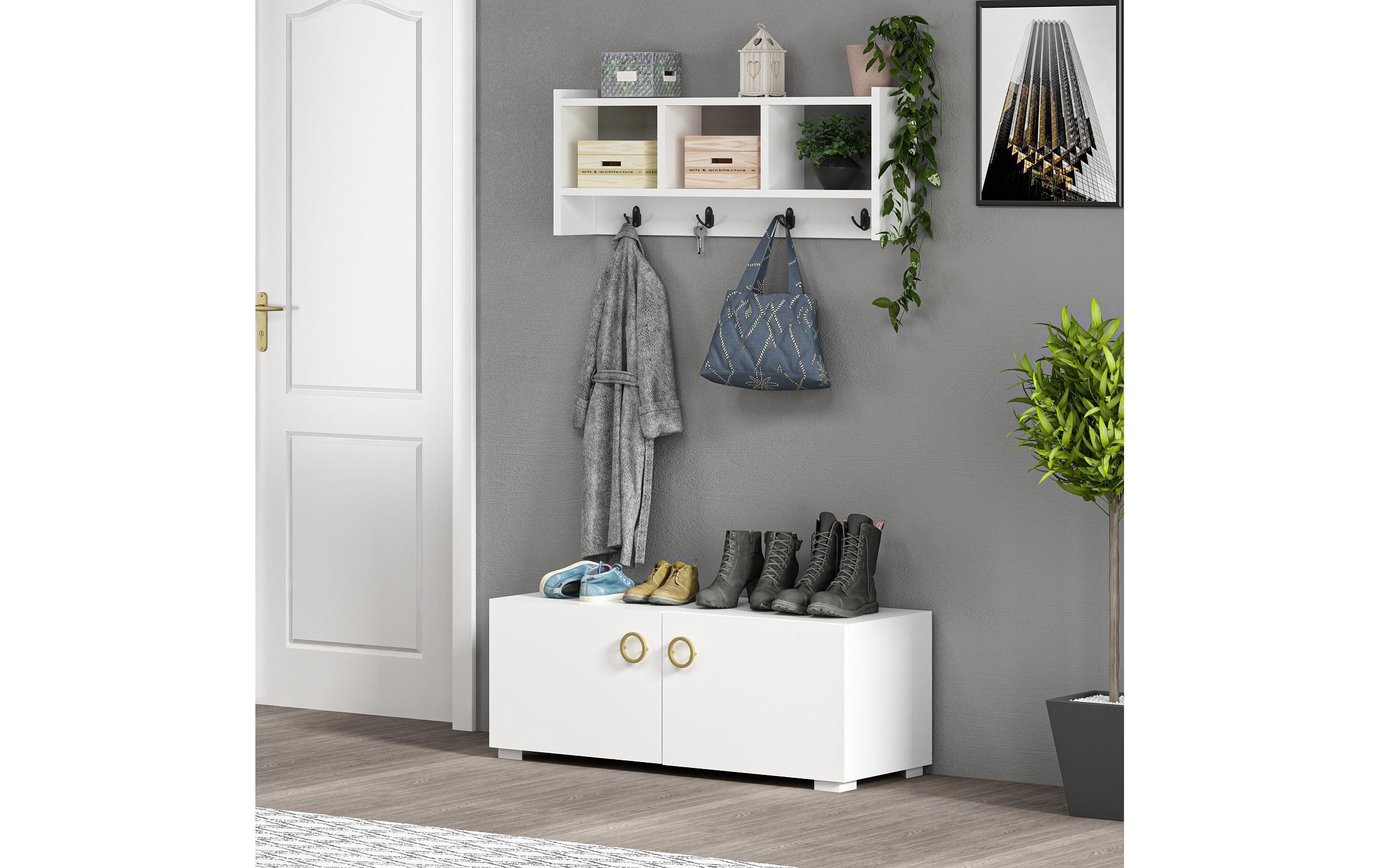 WOODY FASHION Garderobenleiste »Star 75.6 cm x 35 cm«