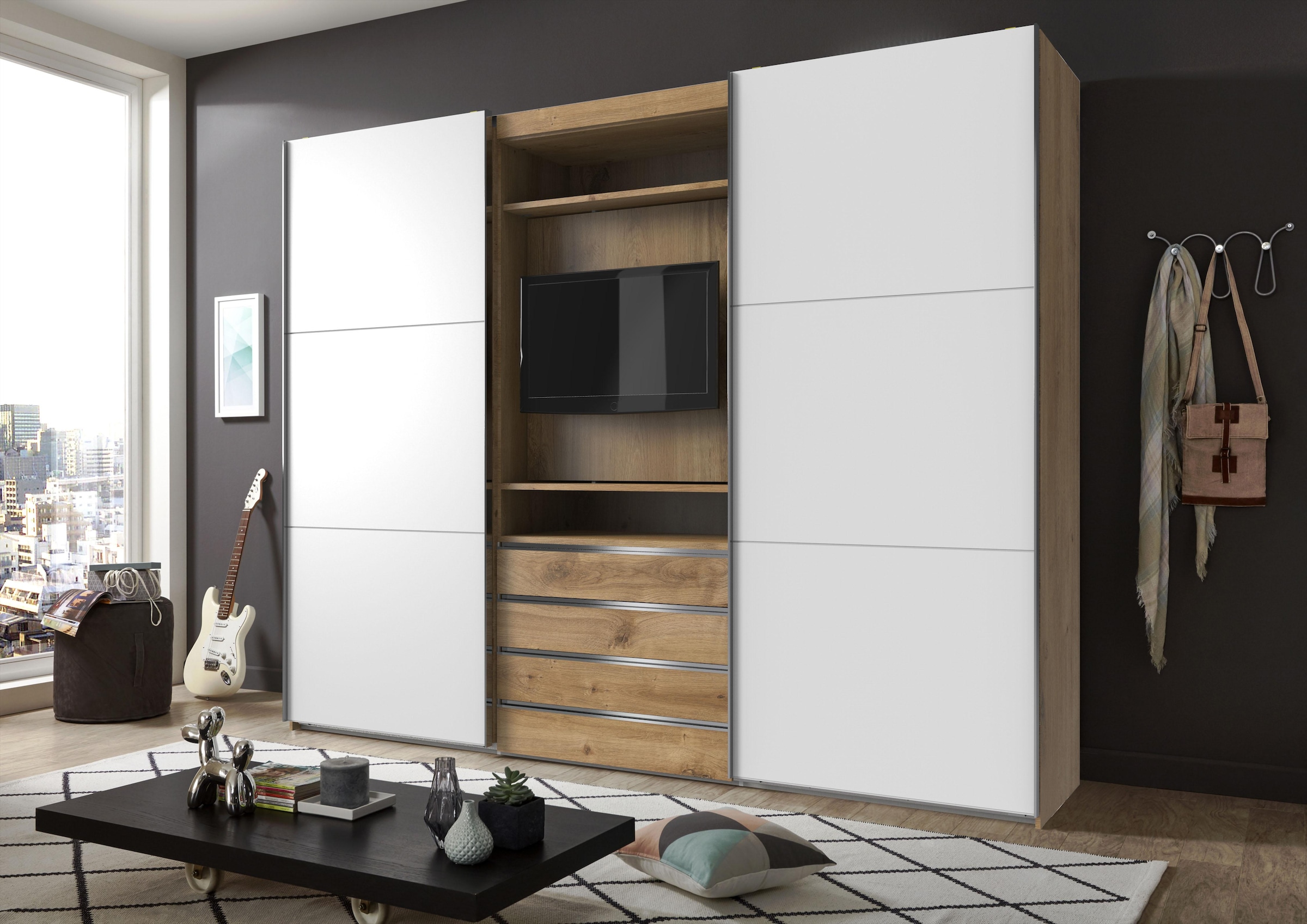 TV-Element Fresh drehbaren To Schwebetürenschrank Go mit »Magic«,