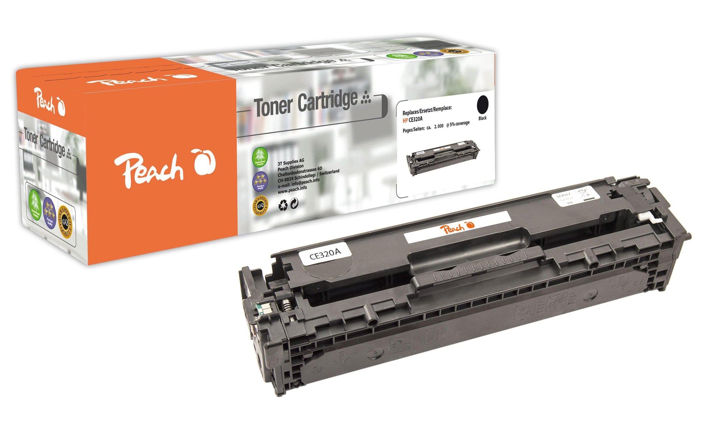 Image of Peach Tonerpatrone "HP Nr. 128A (CM1415) Black"