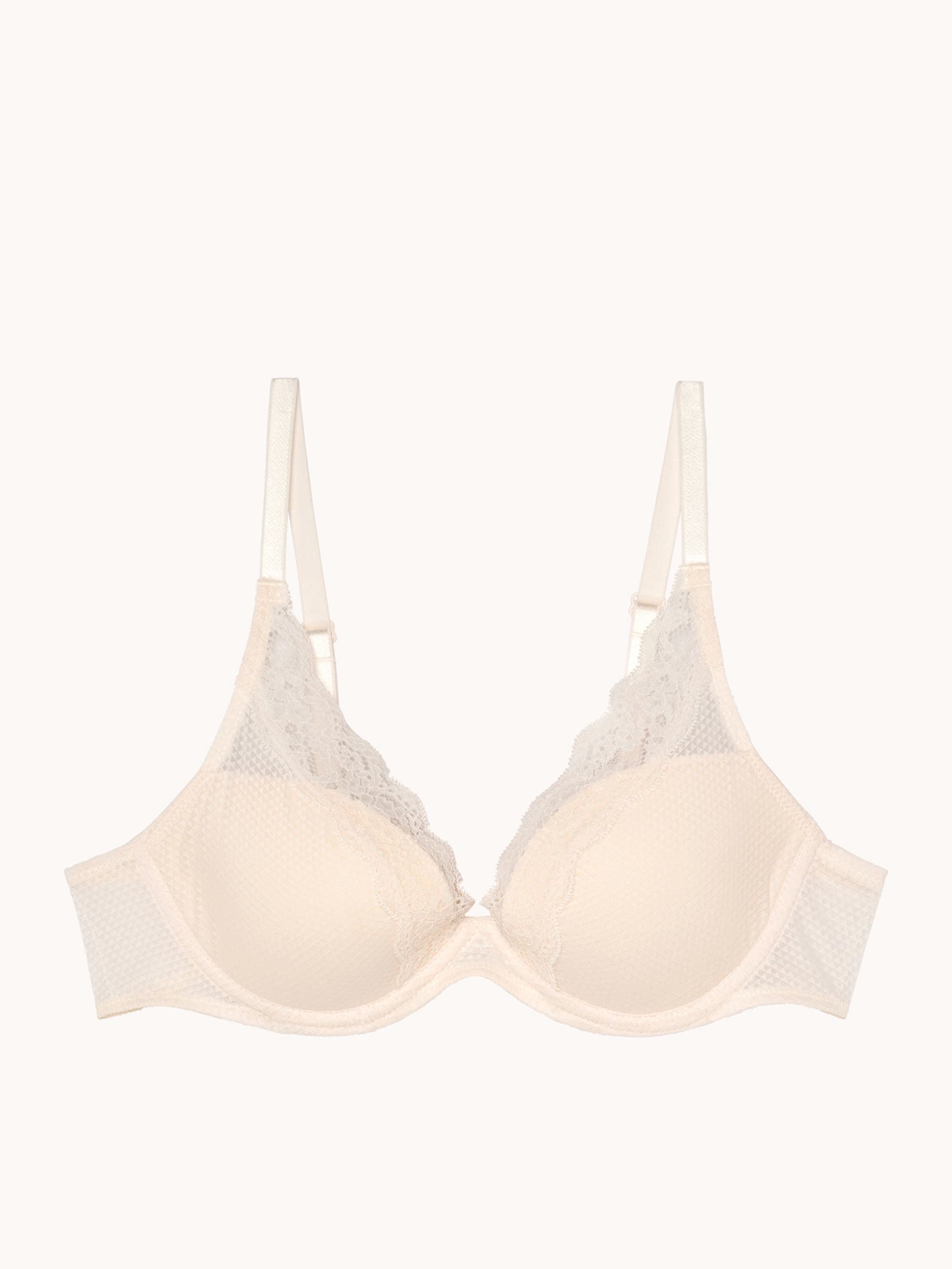 PASSIONATA Soutien-gorge à armatures »BROOKLYN«, zarte, florale Spitze, dünne Schalen, glatte Cups, tiefes Dekolleté