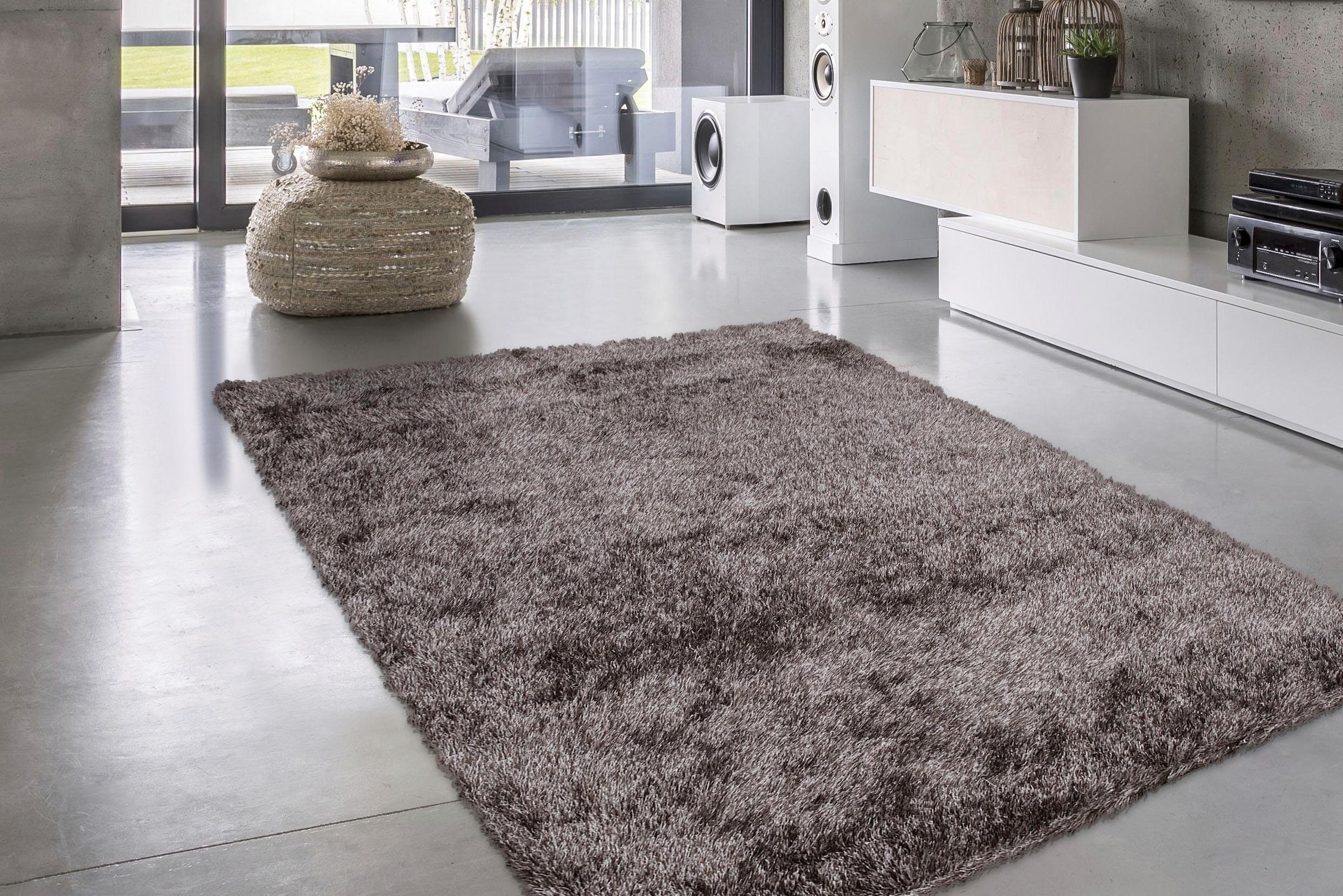 Hochflor-Teppich »Masada 900«, rechteckig, 40 mm Höhe, Wohnzimmer