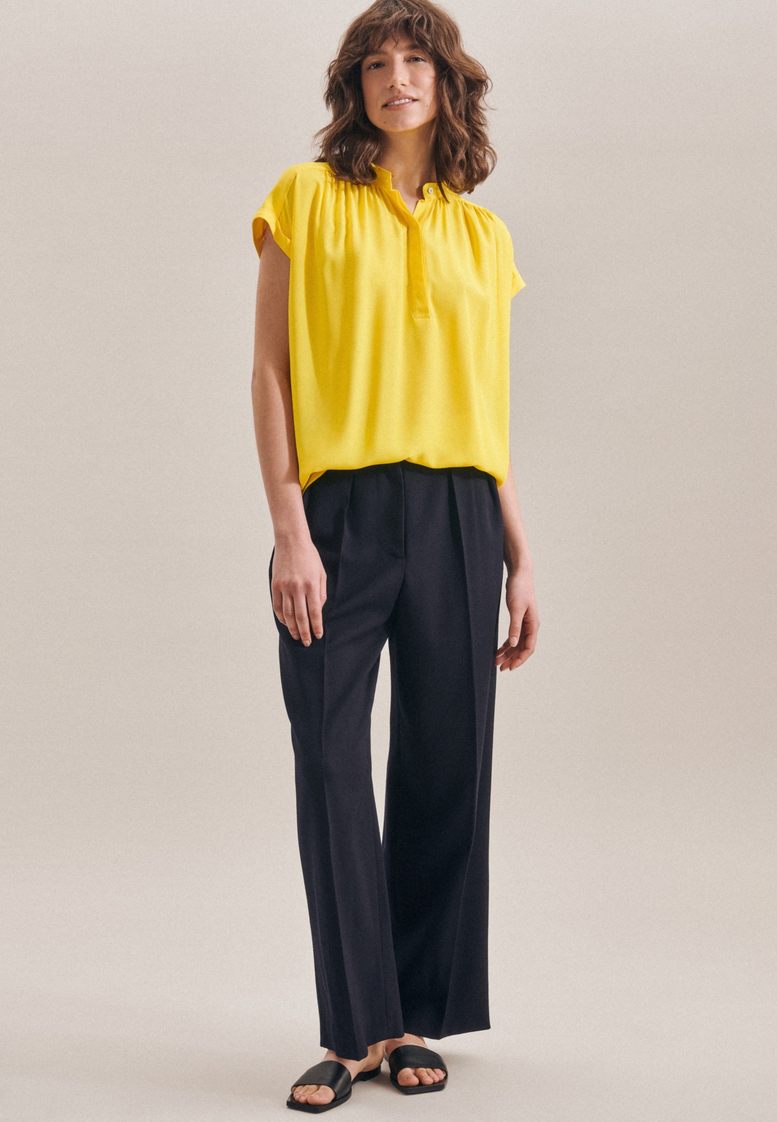 Image of seidensticker Schlupfbluse »Schwarze Rose«, Ohne Arm Kragen Uni bei Ackermann Versand Schweiz