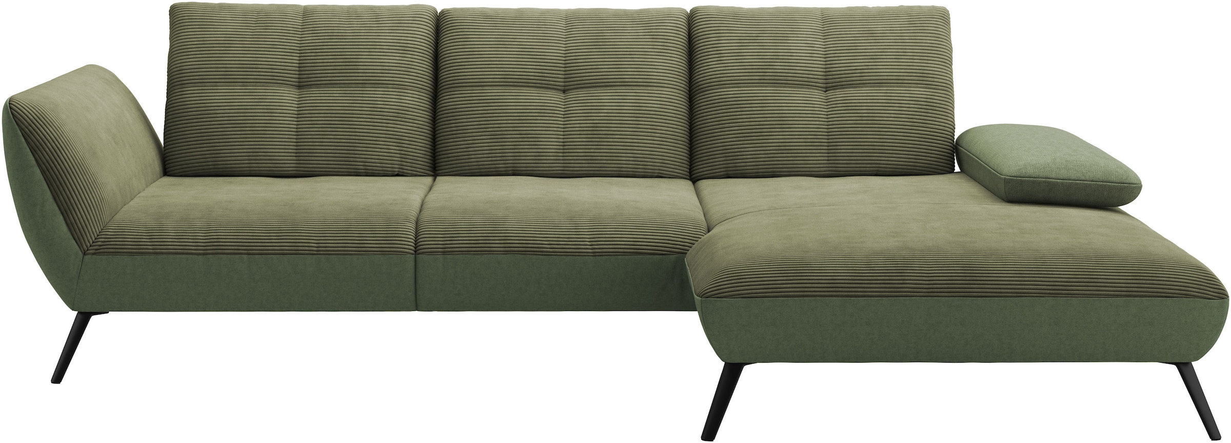 Places of Style Ecksofa »Mikado L-Form«, inkl. Sitztiefenverstellung und Armteilverstellung