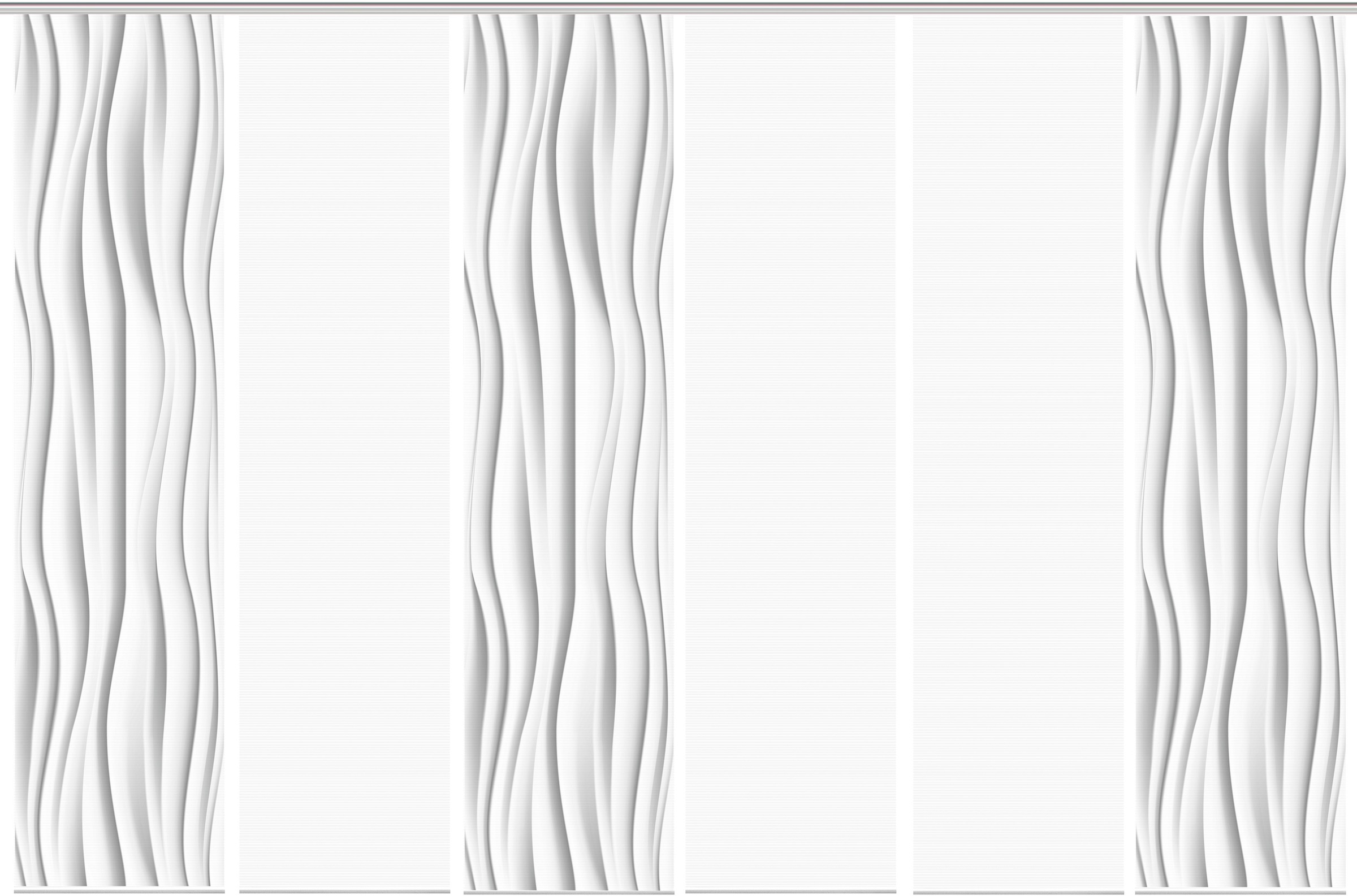 Image of Vision S Schiebegardine »WELLO 6er SET«, (6 St.), Bambus-Optik, Digital bedruckt bei Ackermann Versand Schweiz