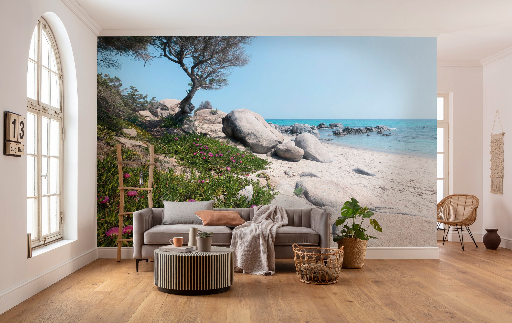 Komar Papier peint intissé »Digitaldruck Vlies -  Mediterrane Träume - Grösse 450 x 280 cm« imprimé Wohnzimmer, Schlafzimmer
