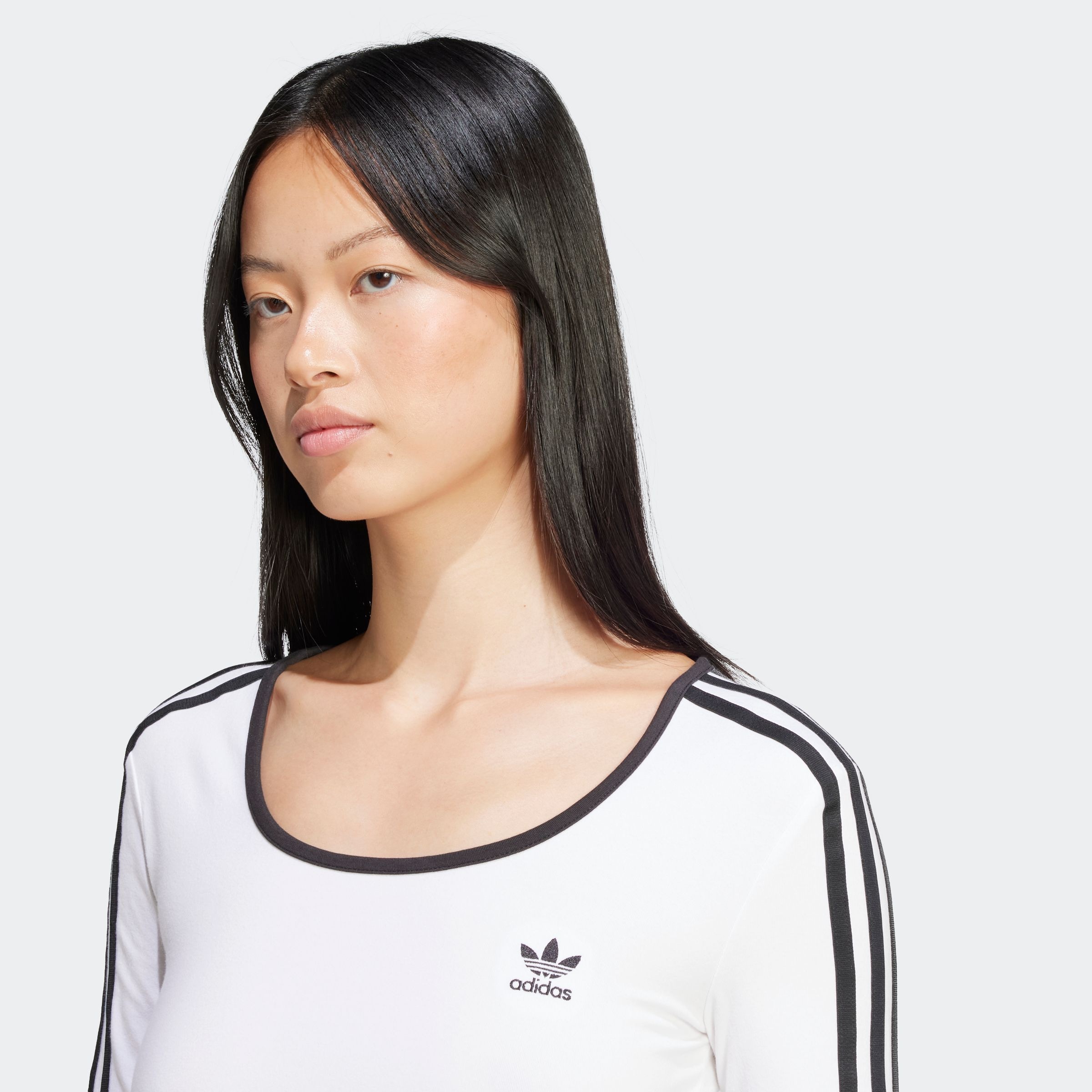 adidas Originals Langarmshirt »3S LS CROP«