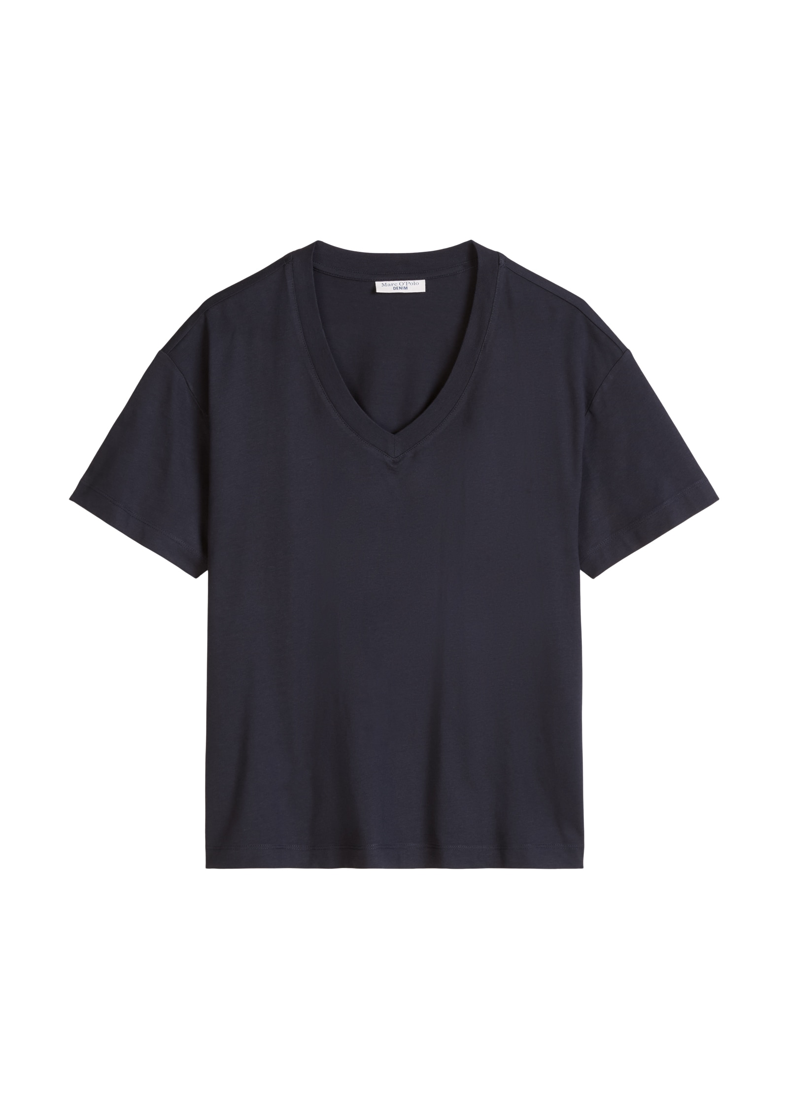Marc O'Polo DENIM T-shirt en V regular aus Baumwoll-Single-Jersey