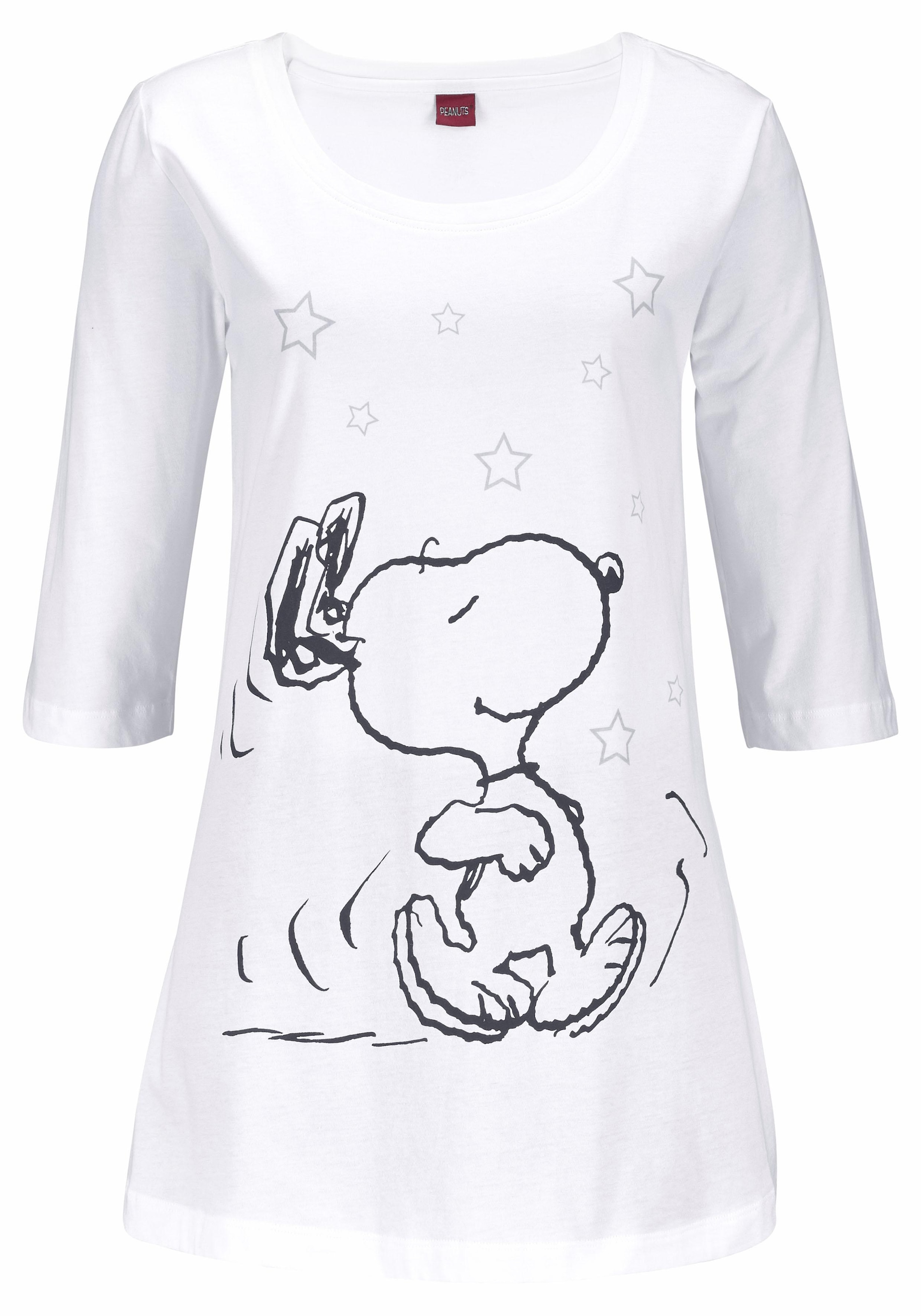 legerem mit Pyjama, mit Stück), Shirt Snoopy Peanuts 1 Druck (2 und tlg., versandkostenfrei Leggings auf