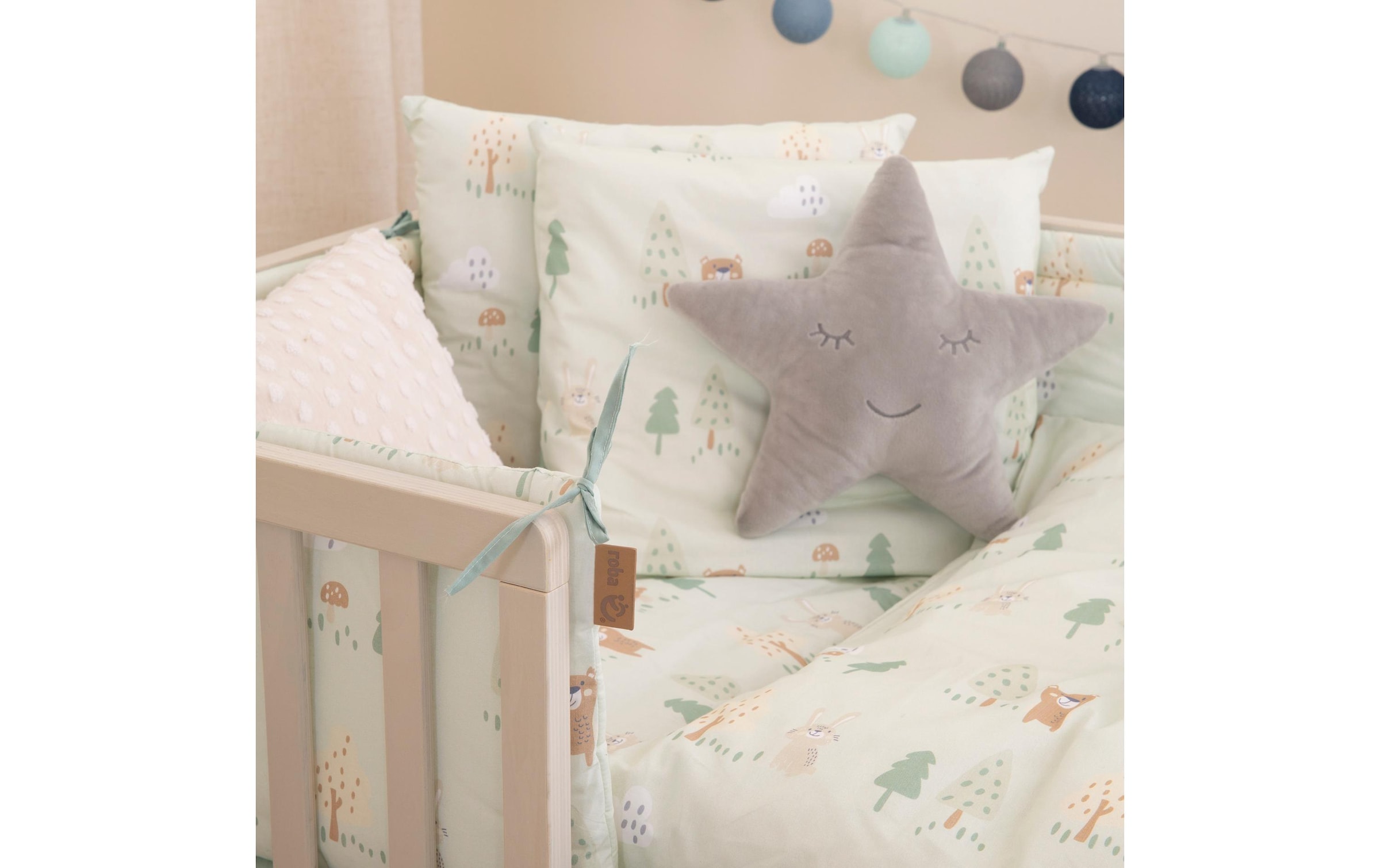 roba® Kinderbettwäsche »2-teilig 80 x 80 cm + 35 x 40 cm«