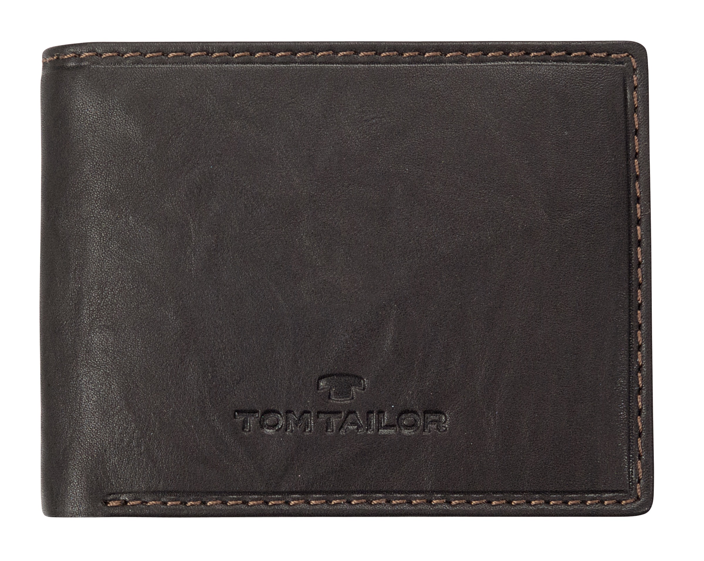 Image of TOM TAILOR Geldbörse »LARY«, im Querformat aus echtem Leder bei Ackermann Versand Schweiz