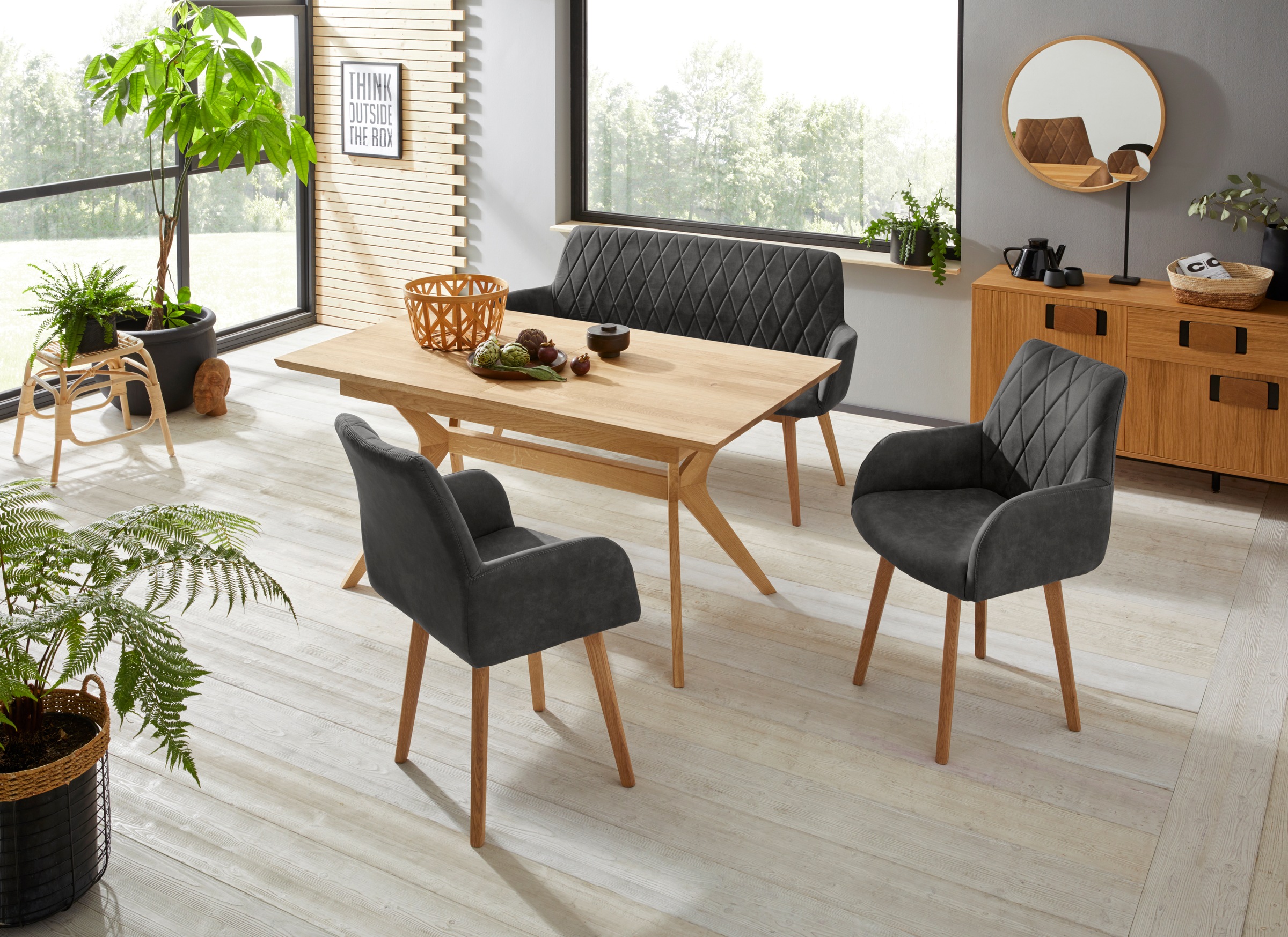 Home affaire Sitzbank »Brest« Schuhbank, Garderobenbank, Bank Breite 160 cm