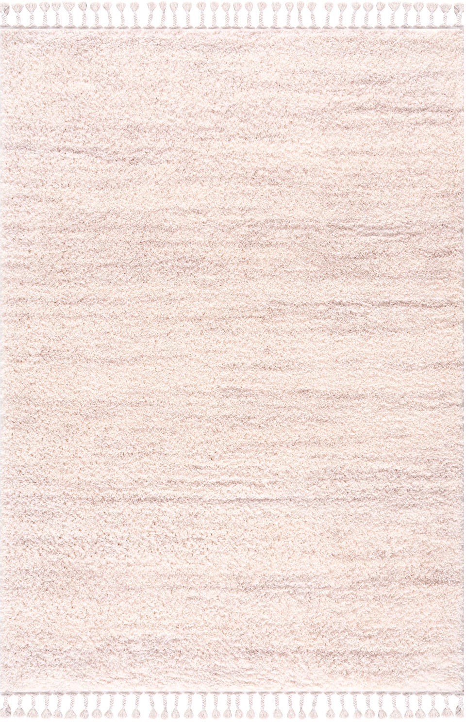 Carpet City Hochflor-Teppich »Pulpy 524«, rechteckig, 30 mm Höhe, besonders weich, mit Fransen, Meliert