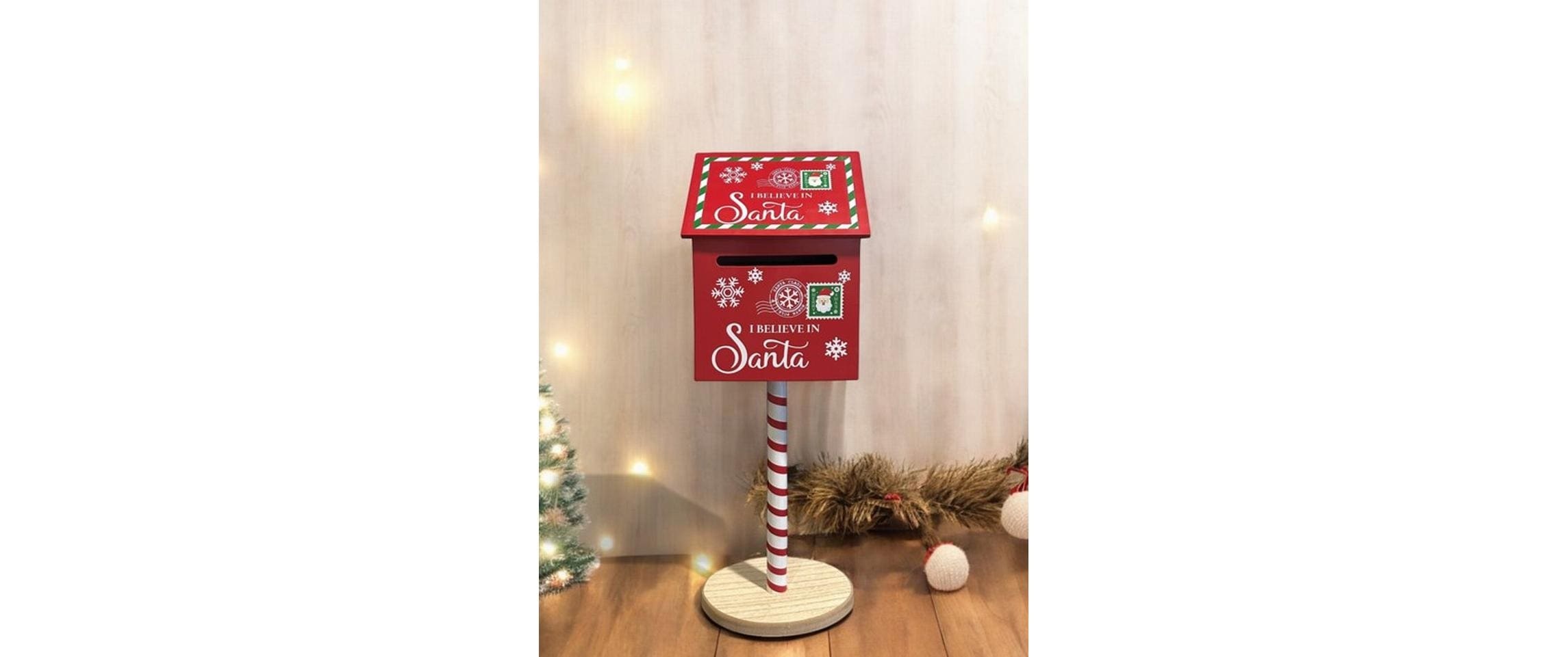 Dameco Figurine de Noël »Deko Briefkasten Santa«