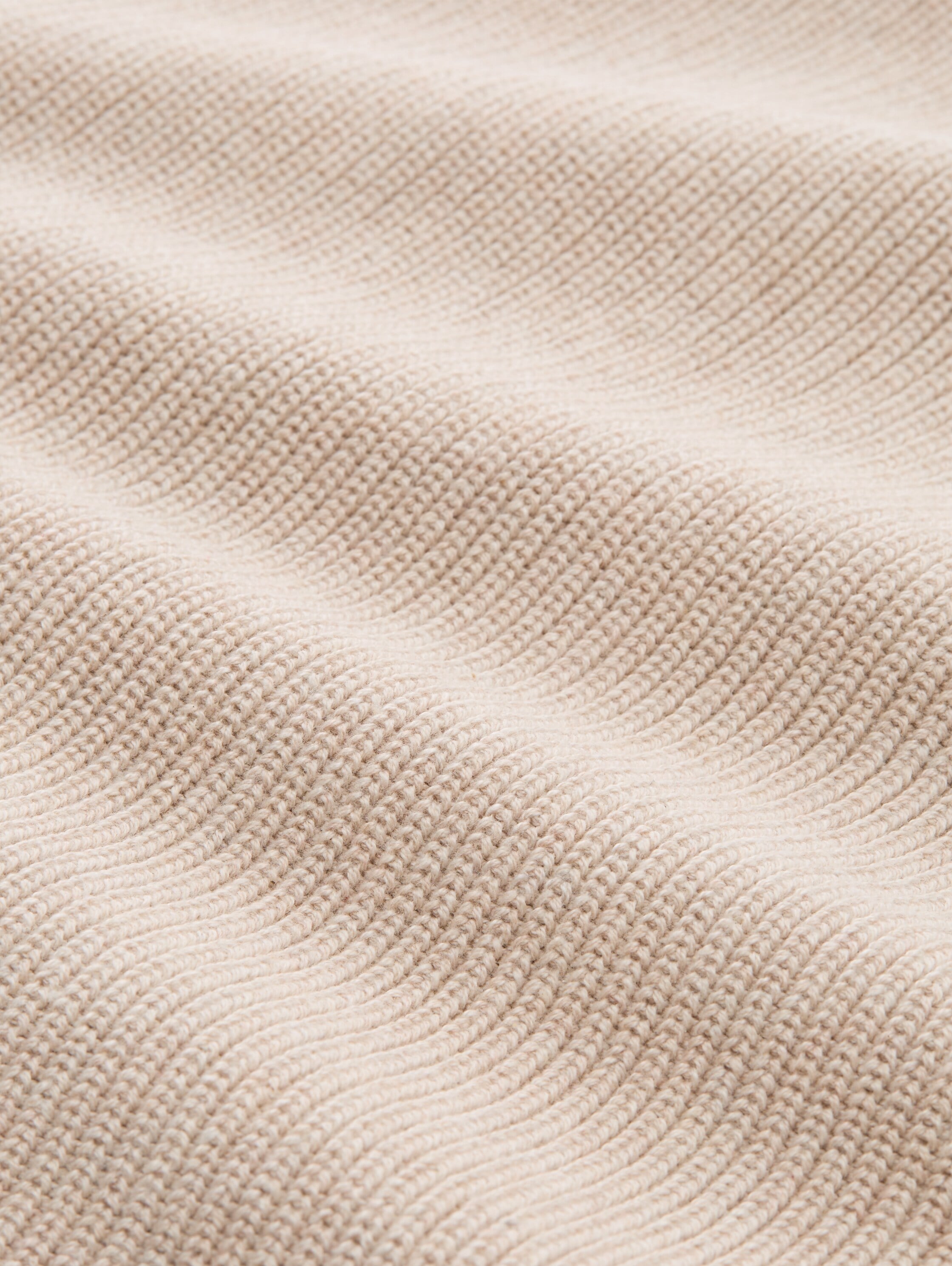 TOM TAILOR Pull en tricot mit Rippbündchen