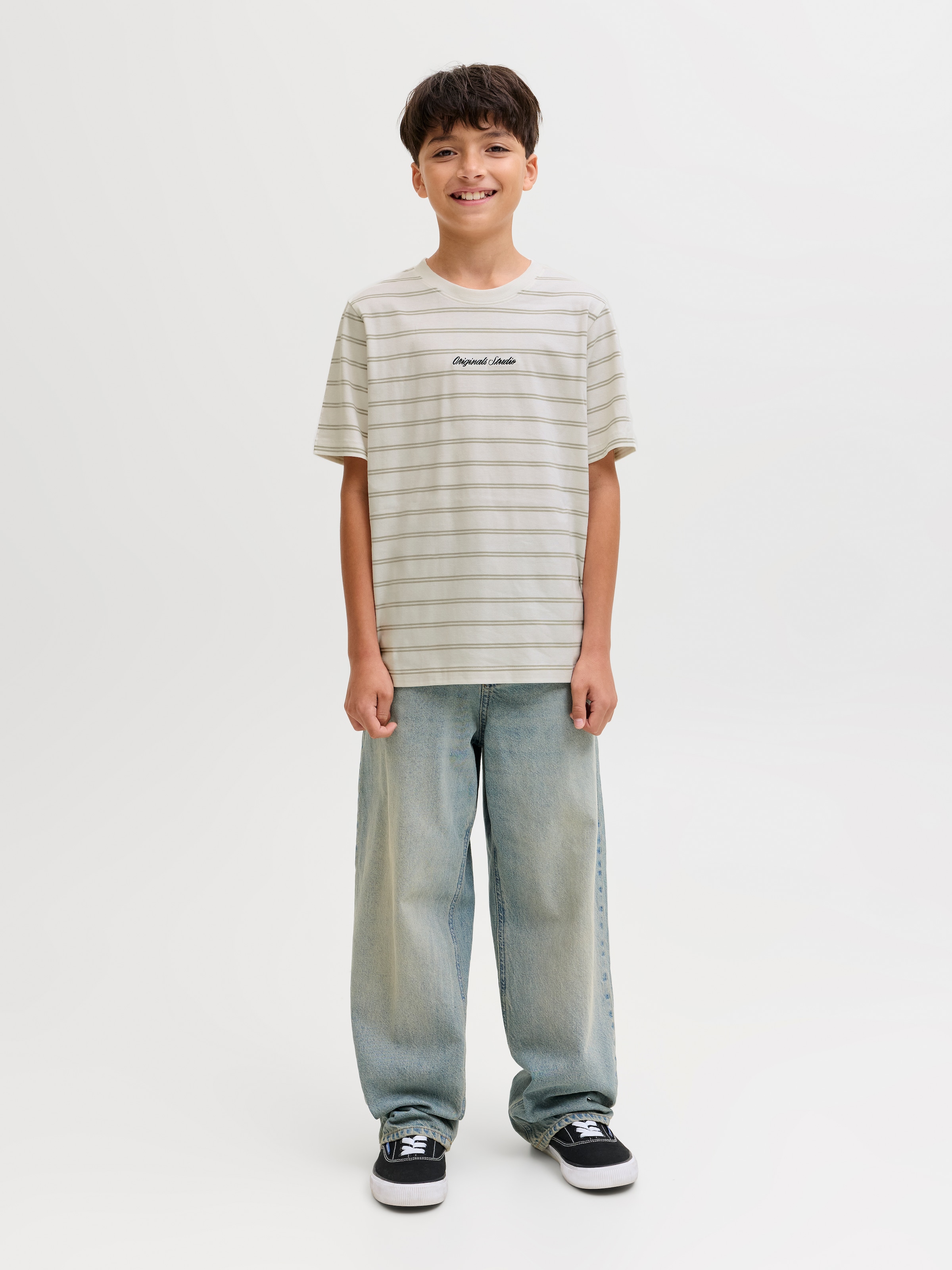 Jack & Jones Junior T-Shirt »JORNORREBRO STRIPE TEE SS CN JNR«