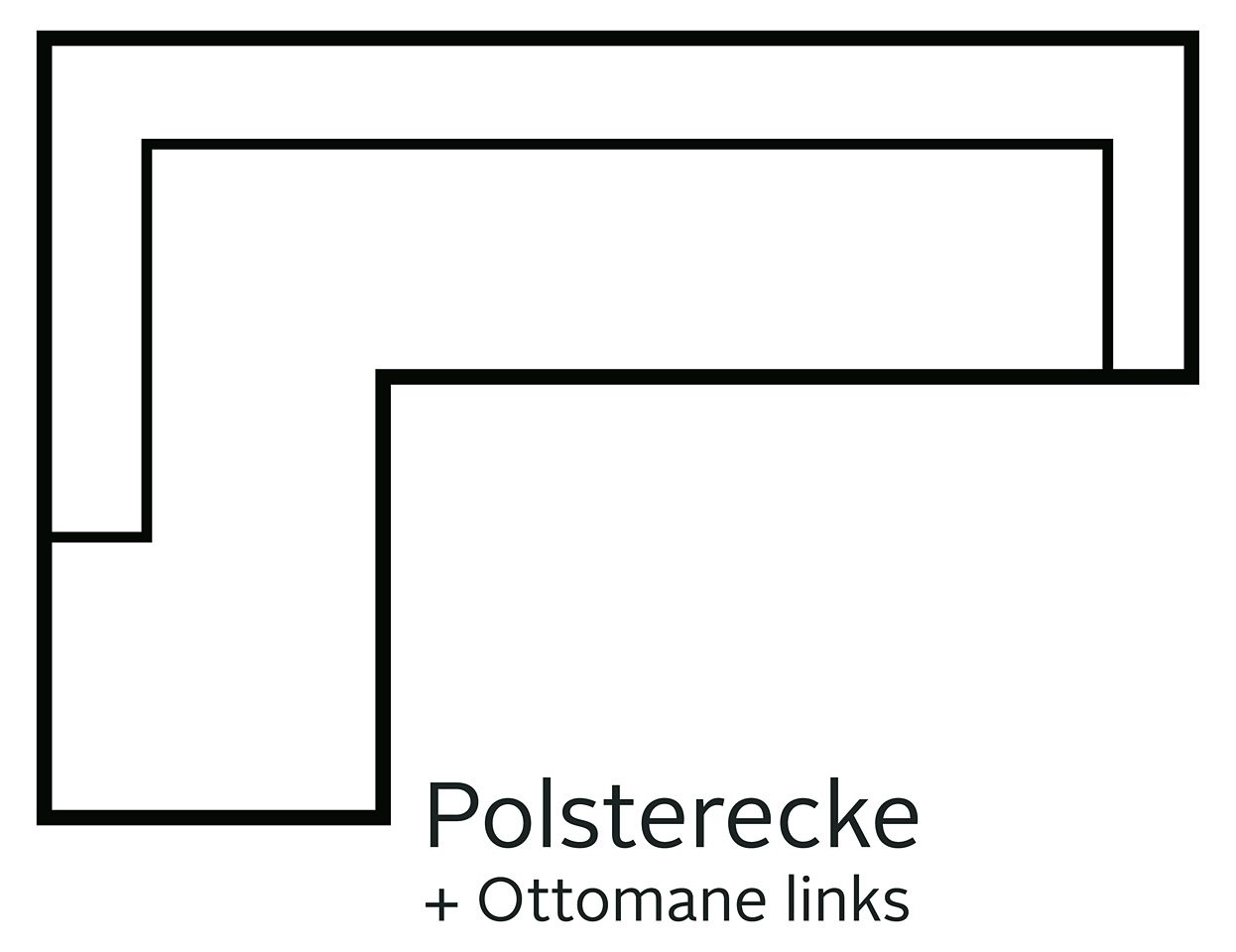 Home affaire Ecksofa »MARSEILLE (279/152cm),L-Form, Rec. rechts/links, verschiedene Bezüge«, Massivholzbeine Eiche, Landhausstil, Wellenunterfederung