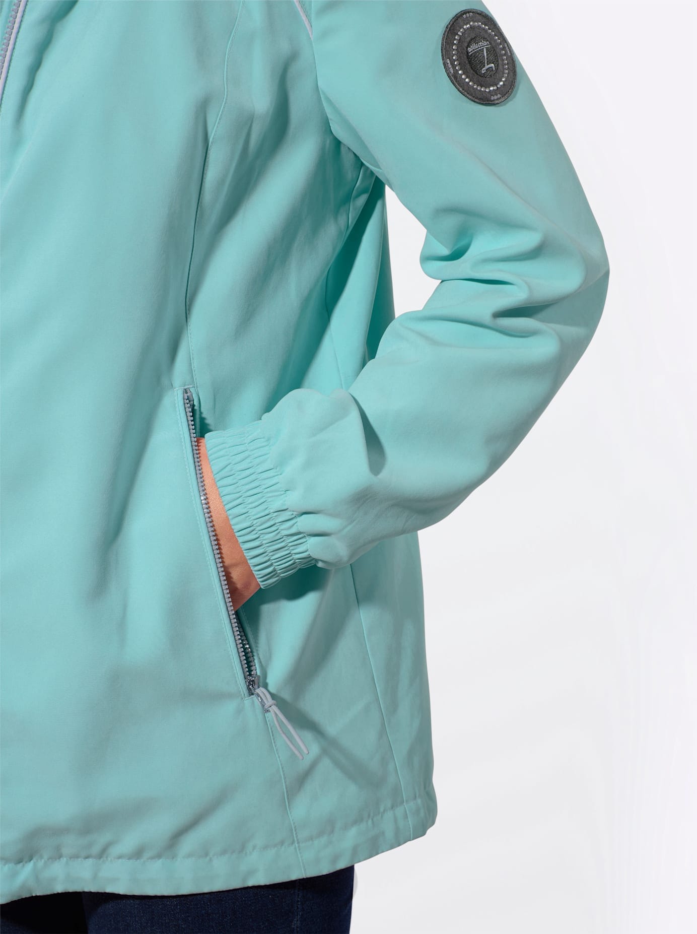 Casual Looks Veste longue mit Kapuze