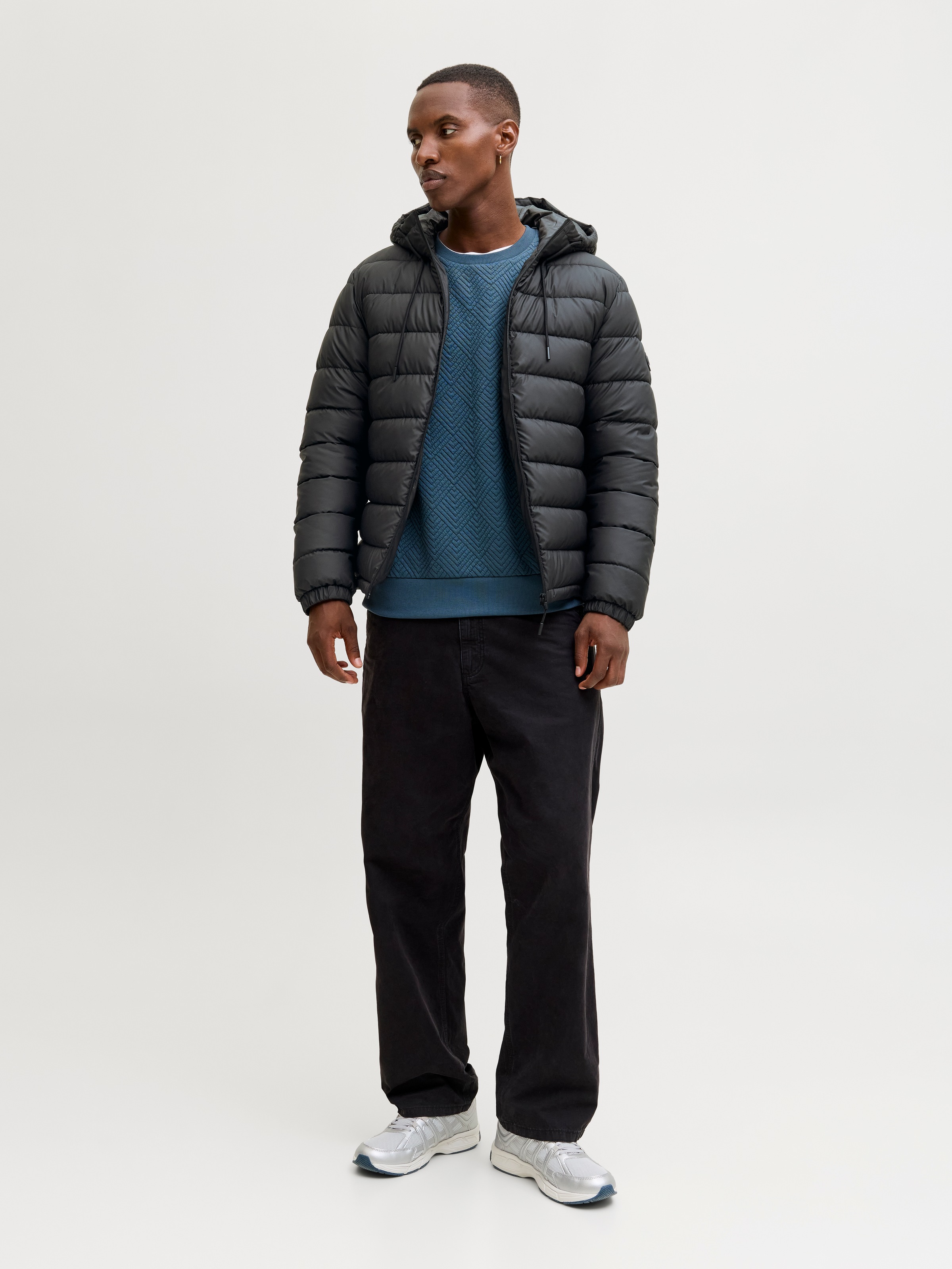 Jack & Jones Steppjacke »JCOPOINT PU PUFFER JACKET BF« mit Kapuze