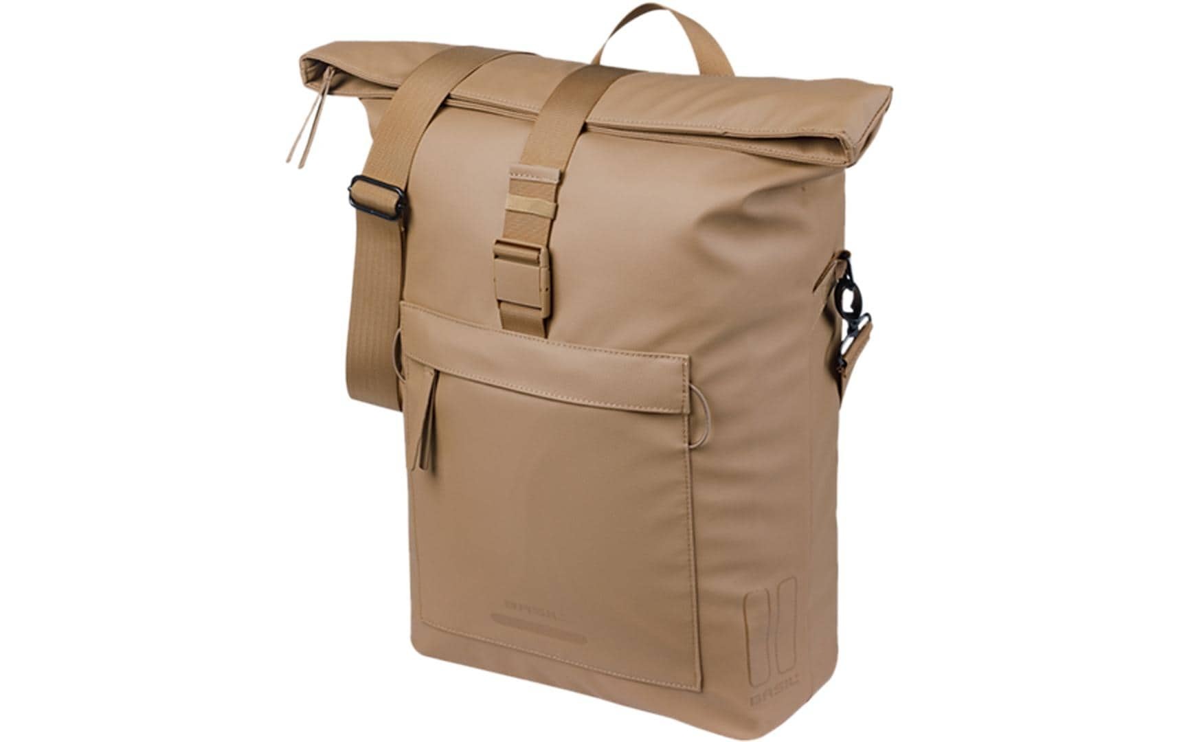 Basil Gepäckträgertasche »Brooklyn MIK Hooks, 17 l« 17 l Fahrrad-Umhängetasche mit 16-Zoll-Laptopfach und MIK-System