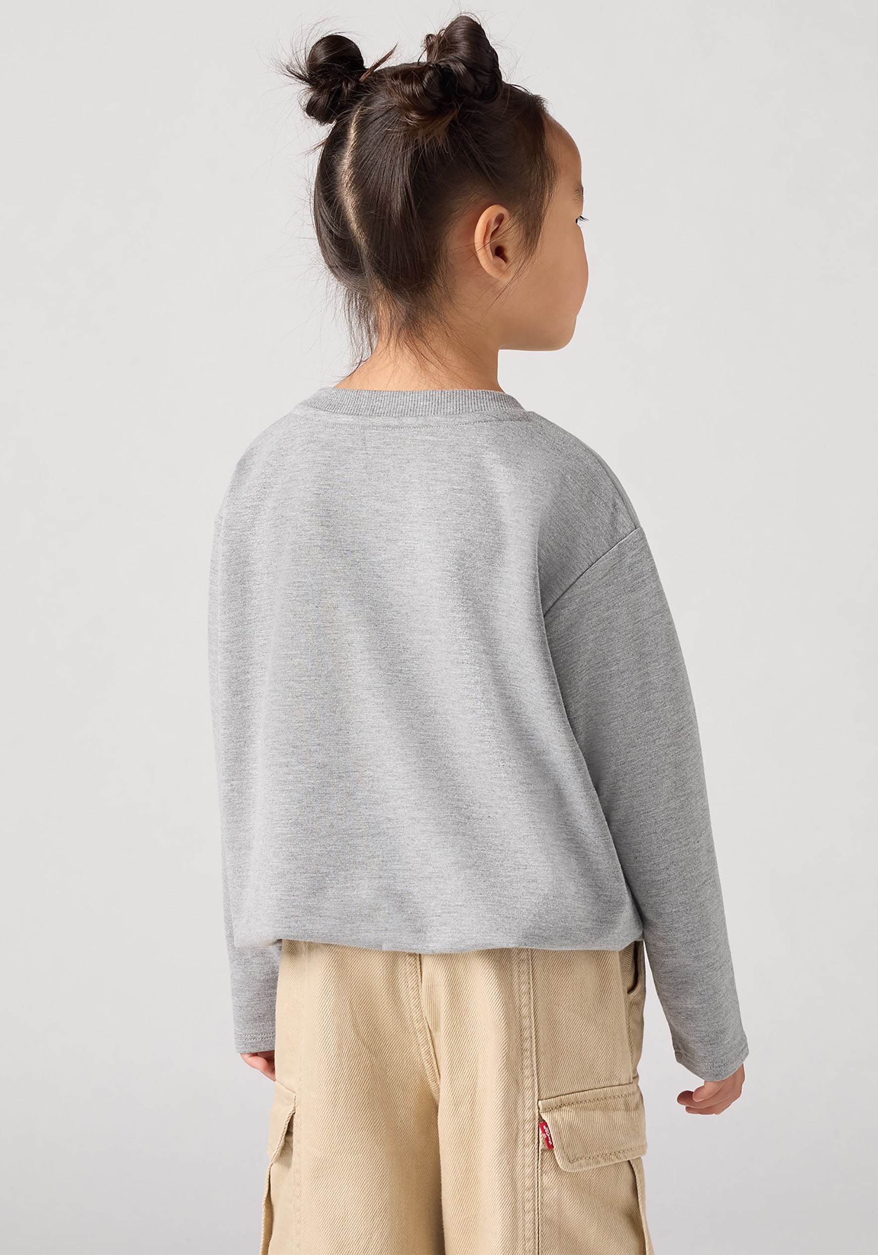 Levi's® Kids Langarmshirt »LVG WESTERN BUBBLE LS TEE«, mit Ballonsaum for GIRLS