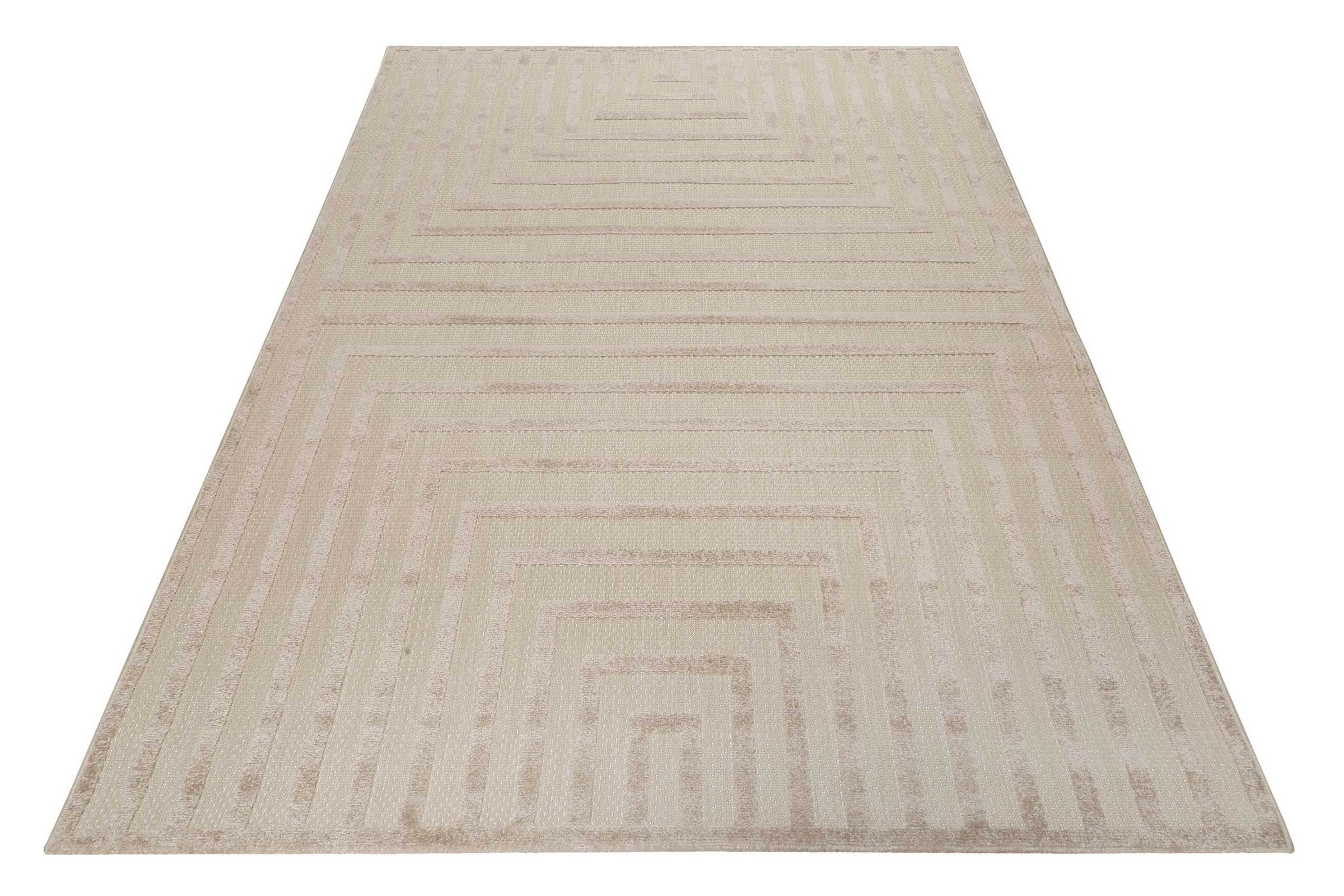 Image of Esprit Outdoorteppich "Carolina ESP-54227" rechteckig 6 mm Höhe mit Hoch-Tief-Effekt, modern, robust, pflegeleicht, Terrasse, Küche