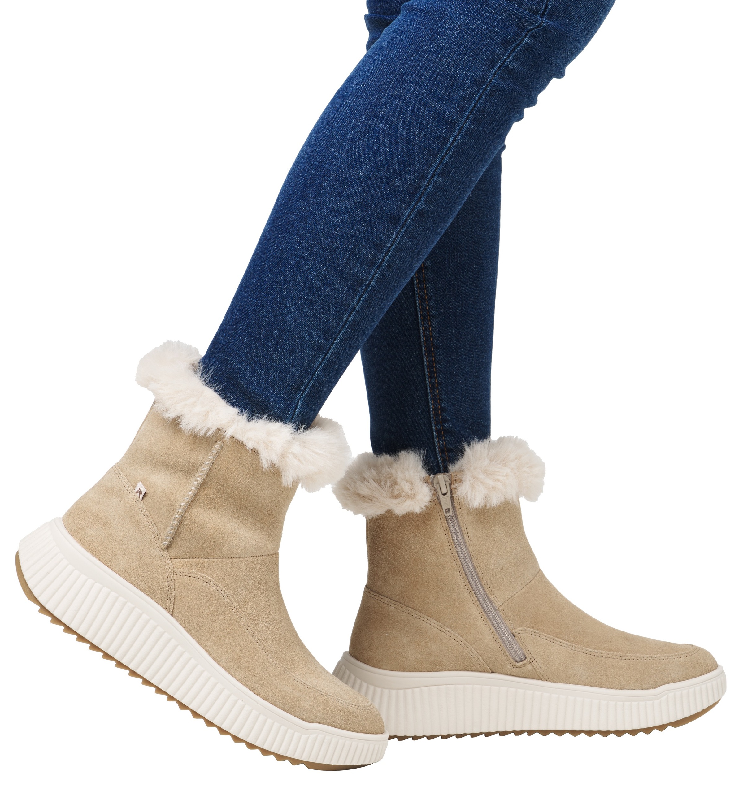 Rieker EVOLUTION Schlupfboots, Snowboots, Winterstiefel mit Innenreissverschluss