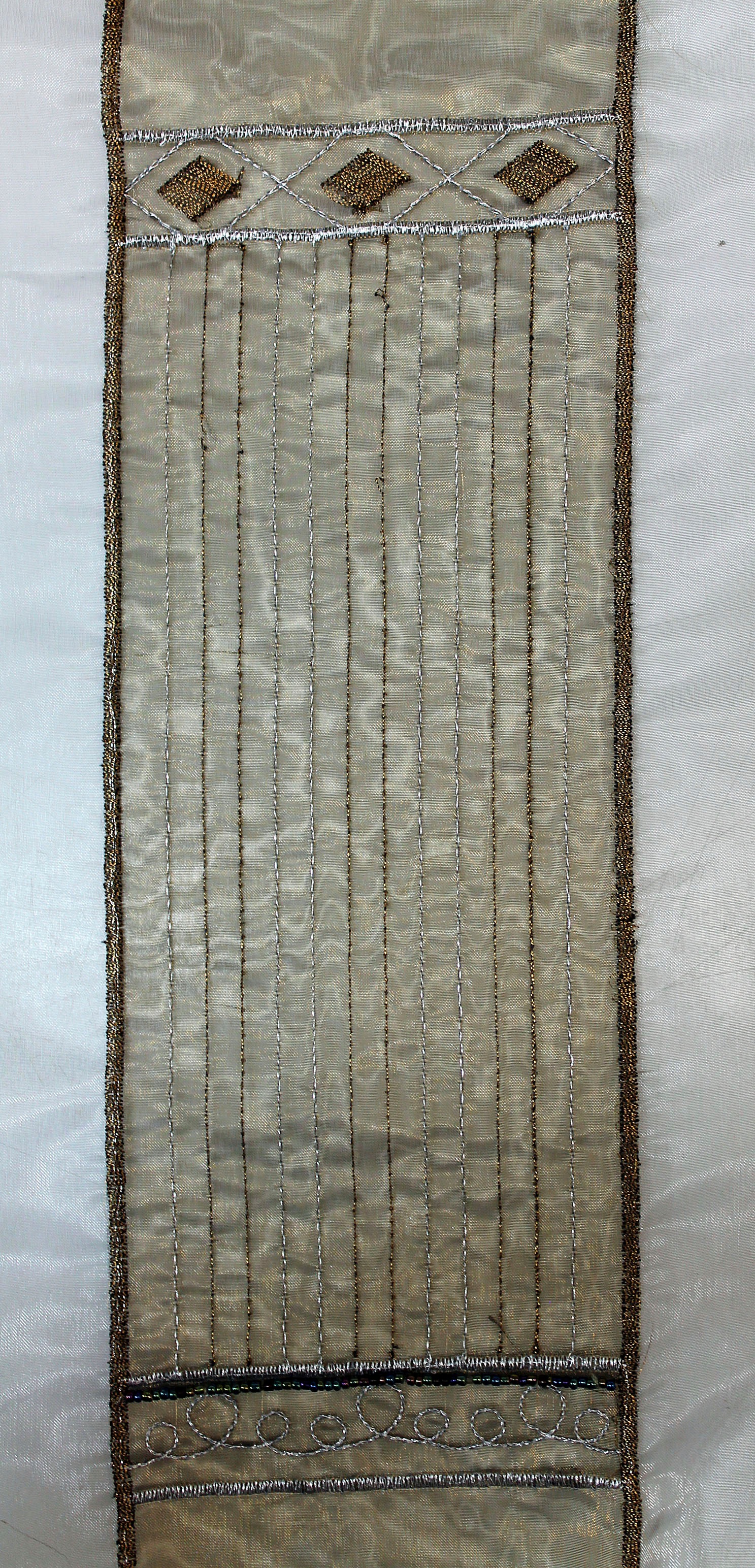 Image of HOSSNER - ART OF HOME DECO Gardine "Zürichsee" Schlaufen 1 Stk. tlg. Schlaufenschal im besonderen Design