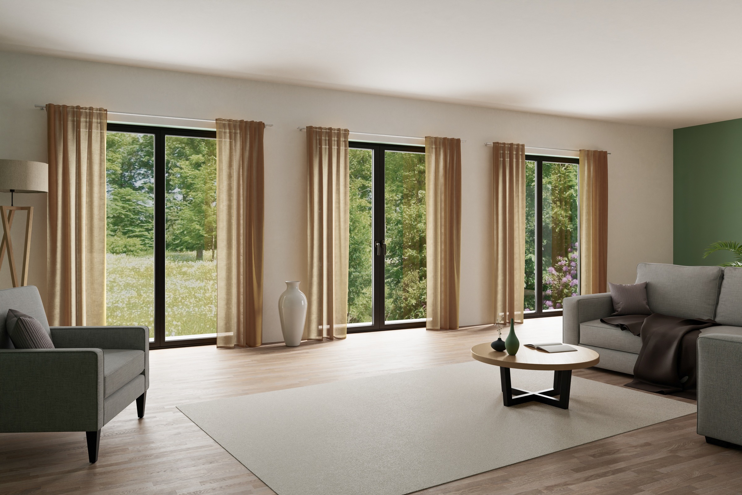 HOMING Vorhang »Lian« verdeckte Schlaufen 1 Stk. tlg. Vorhang Lian