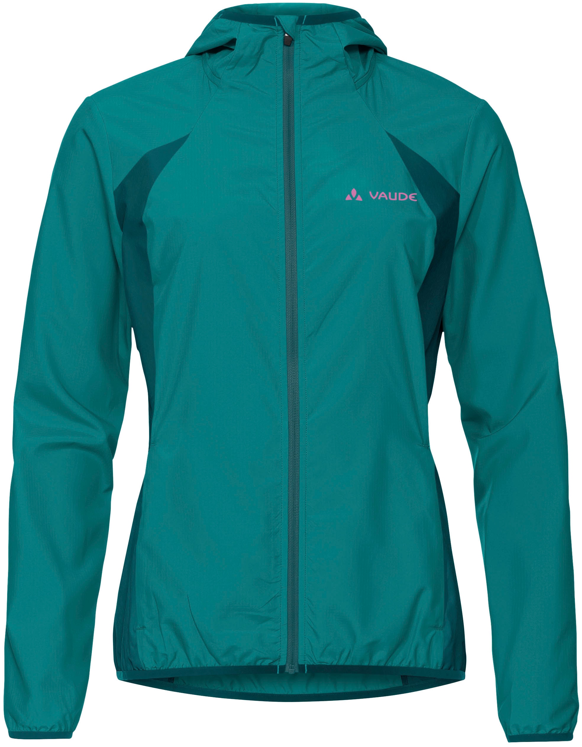 VAUDE Funktionsjacke »WOMEN'S QIMSA AIR JACKET«, (1 St.), mit Kapuze, Winddicht & Wasserabweisend & Atmungsaktiv