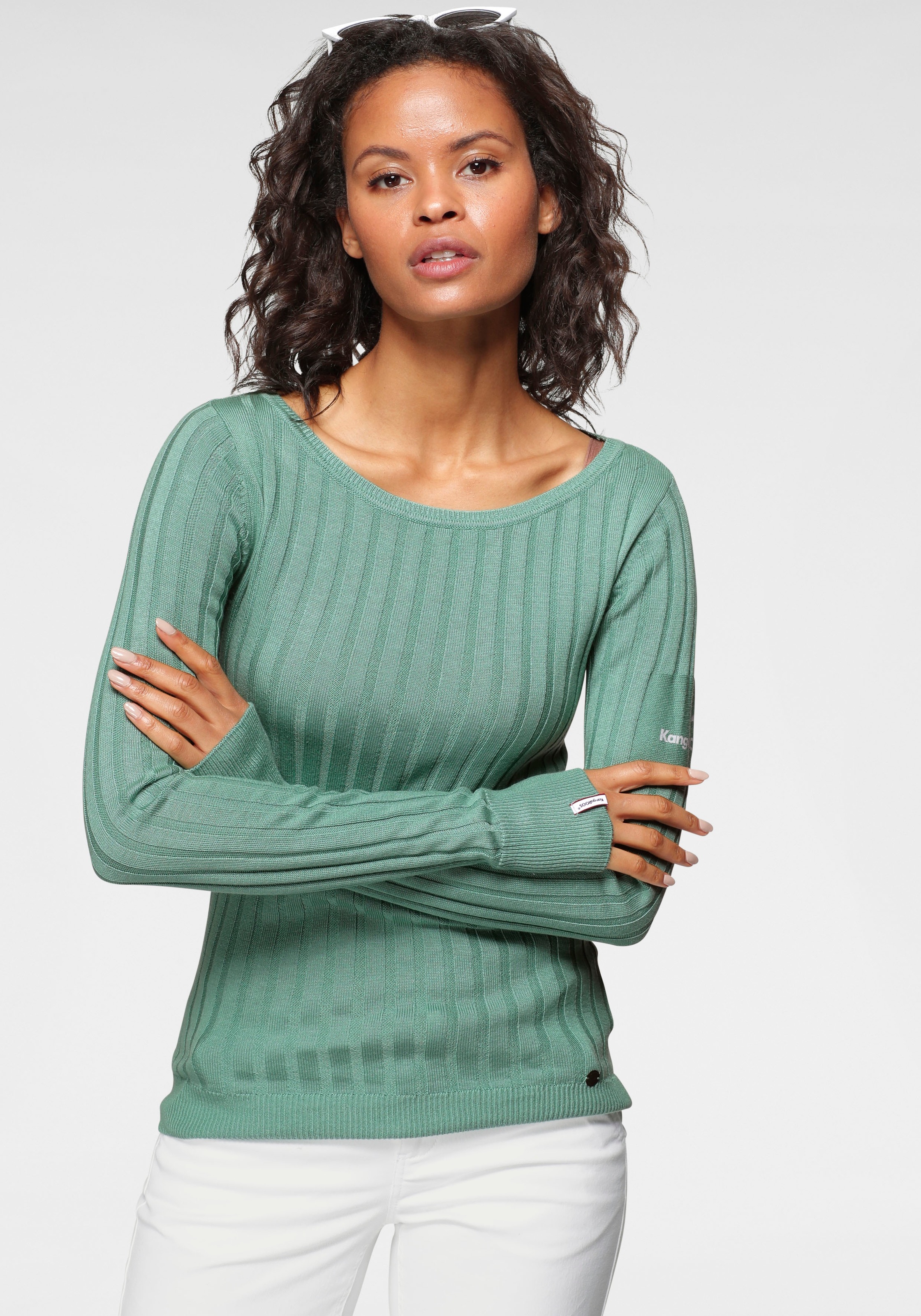 Image of KangaROOS Rundhalspullover, in vielen verschiedenen Farben bei Ackermann Versand Schweiz