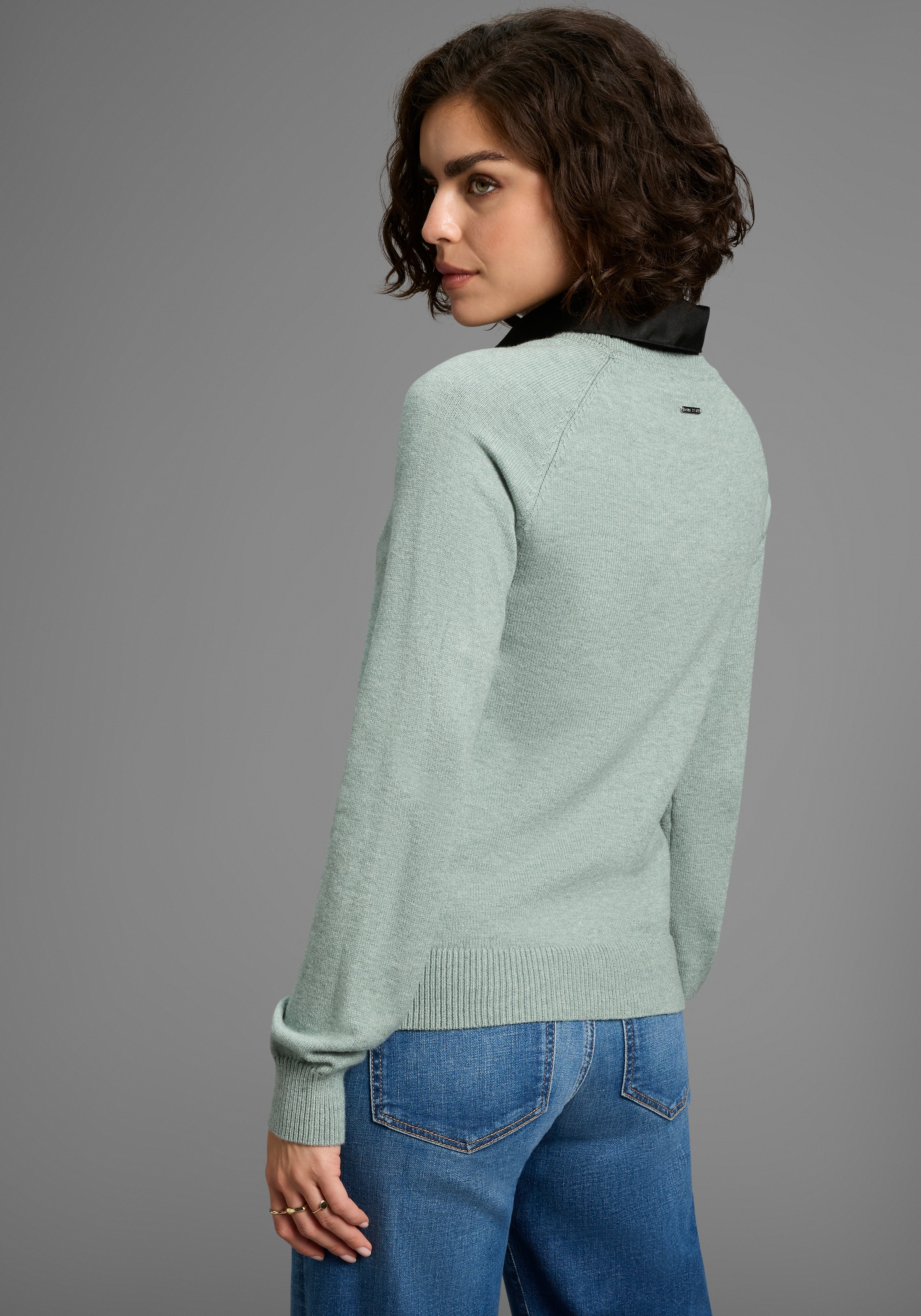 Laura Scott Strickpullover, mit Rippkragen - NEUE KOLLEKTION
