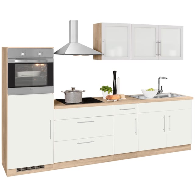 ♕ wiho Küchen Küchenzeile »Aachen«, ohne E-Geräte, Breite 290 cm  versandkostenfrei auf