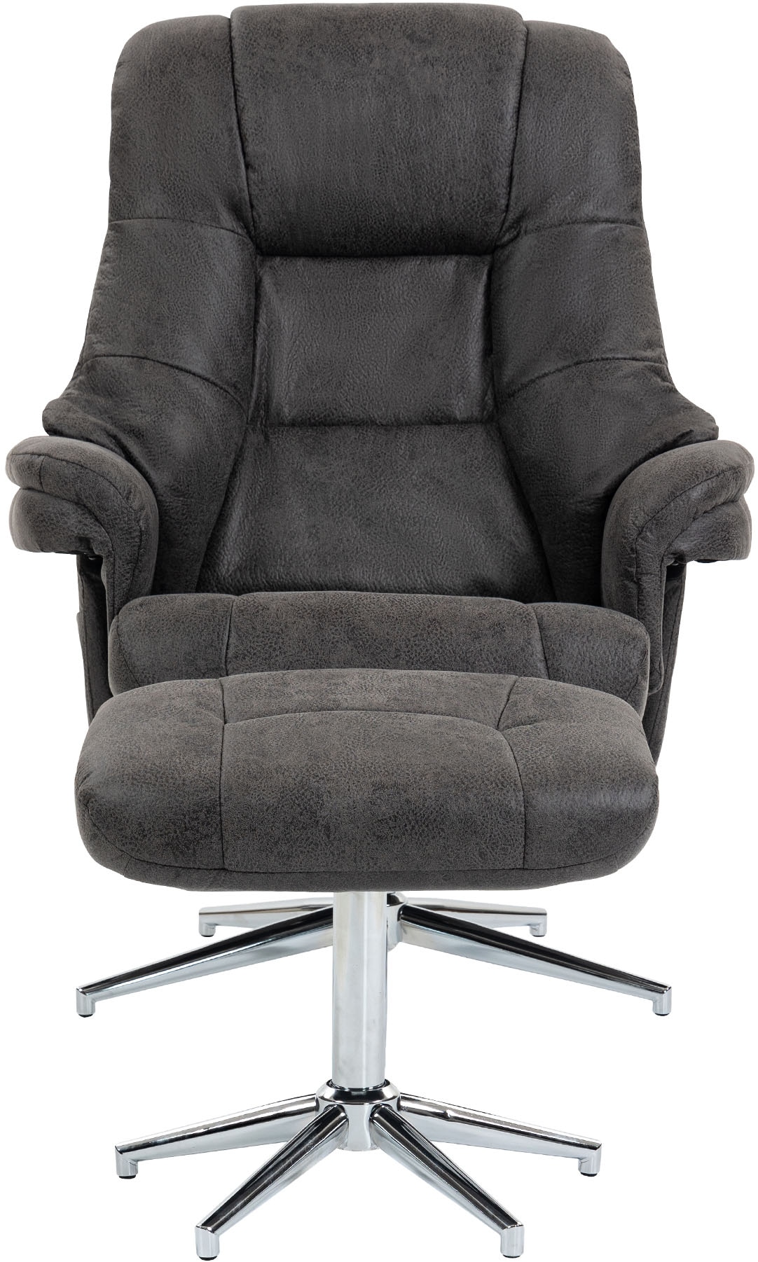 Duo Collection Fauteuil TV »Burnaby« avec tabouret et fonction relax, pivotant à 360 degrés