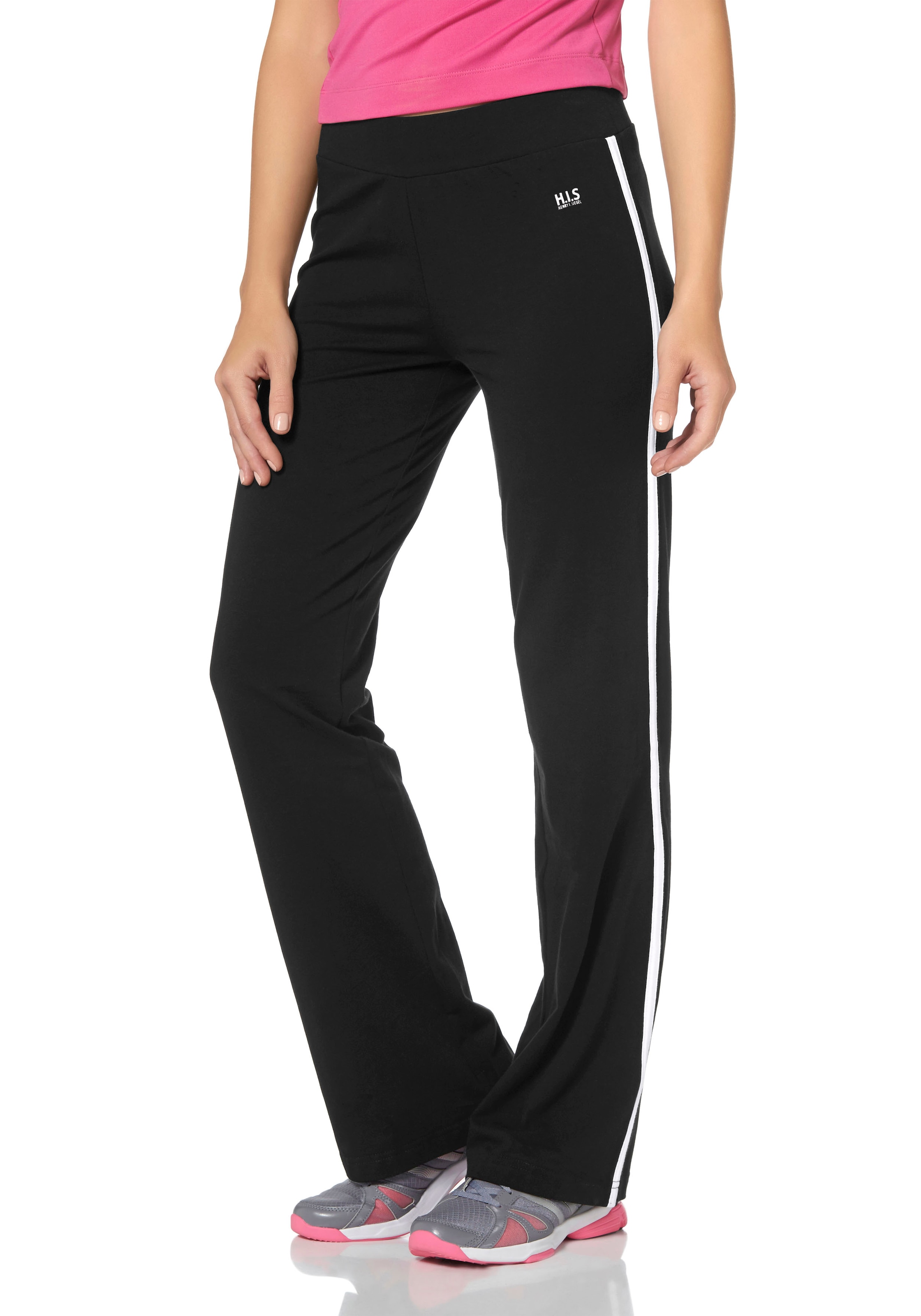 Image of H.I.S Leggings mit einseitig aufgesetztem Band am Bein