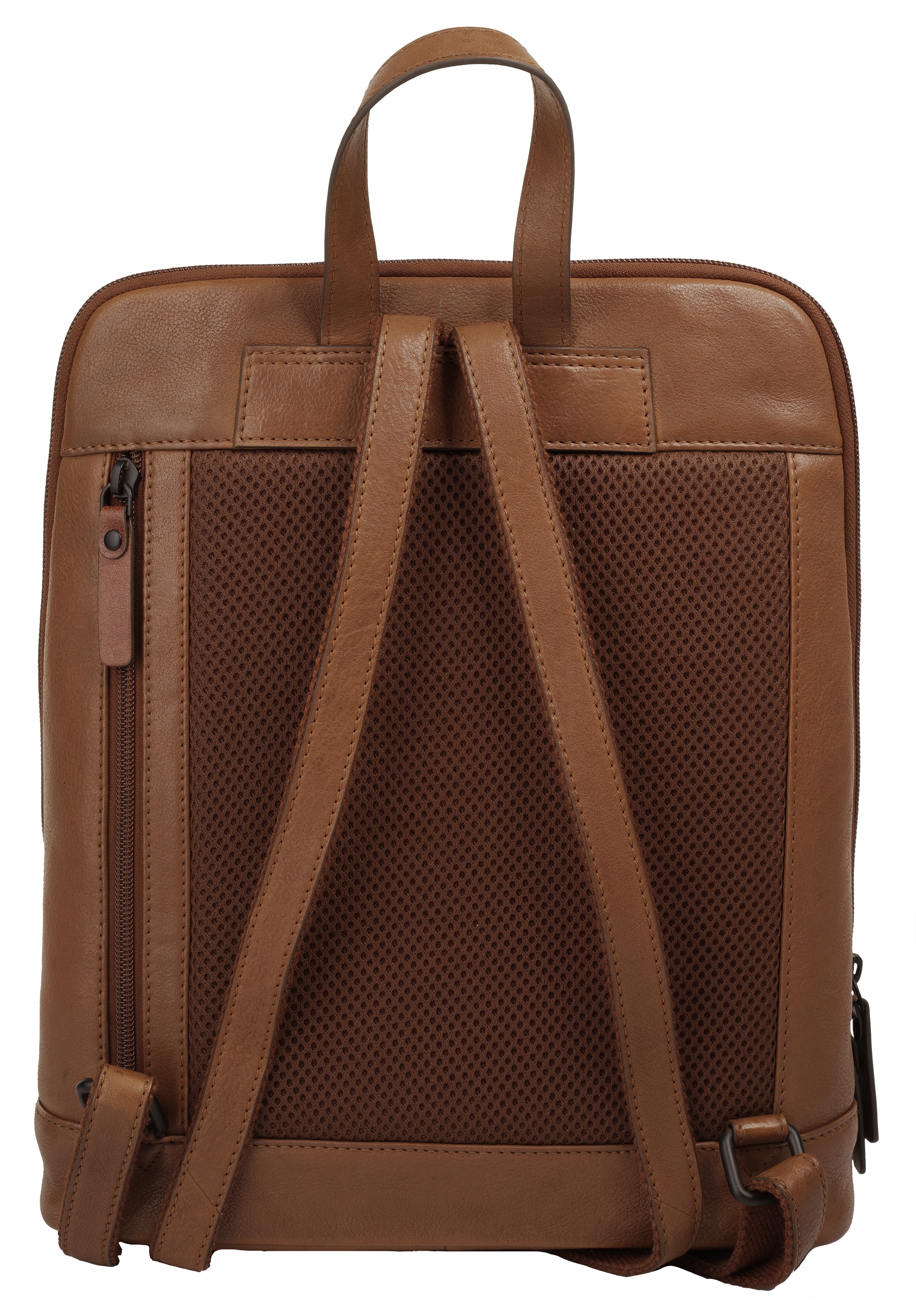 X-Zone Cityrucksack »RFID«, echt Leder