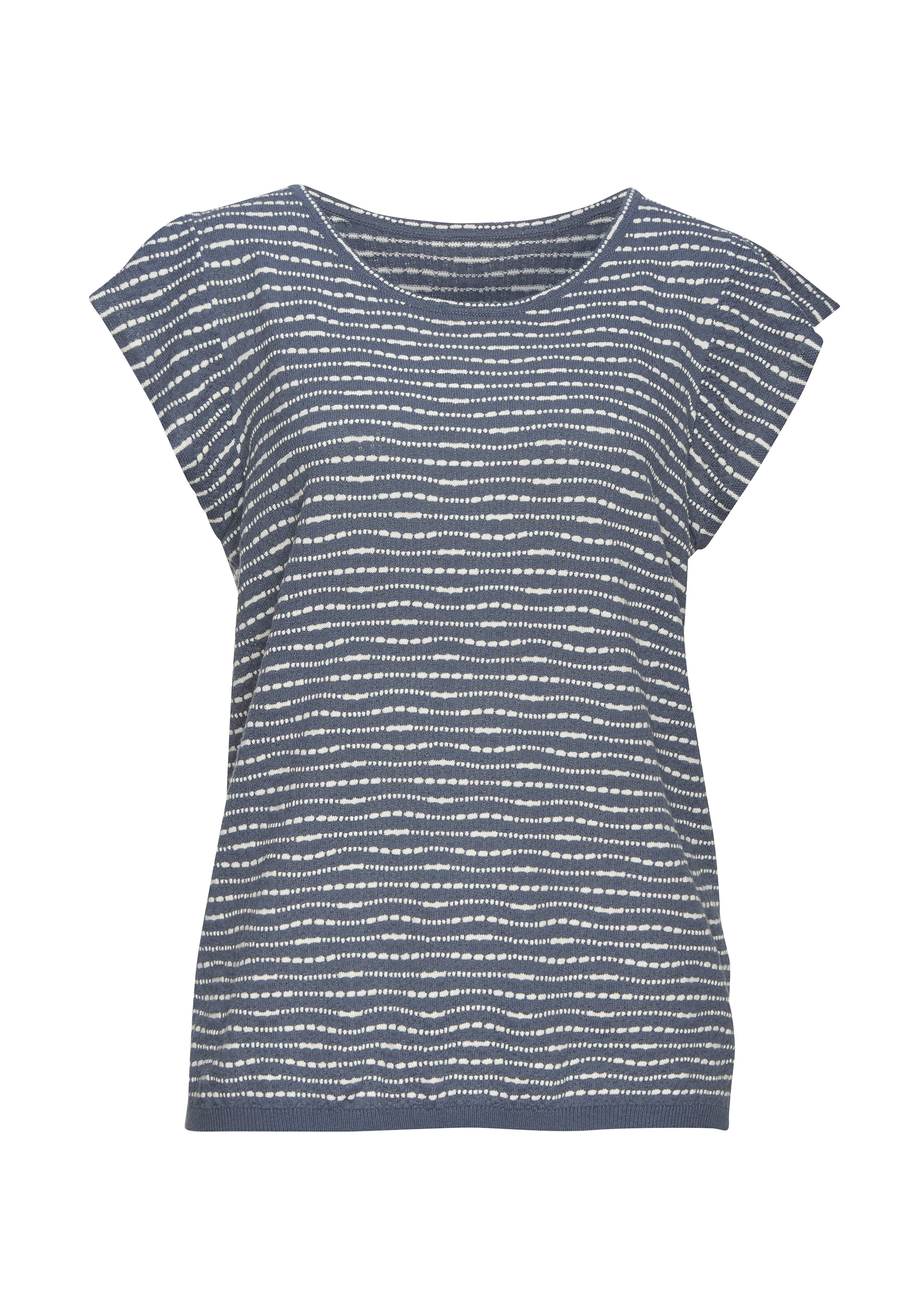 Vivance Rundhalsshirt »mit Flügelärmelchen«, aus leichter Feinstrickqualität