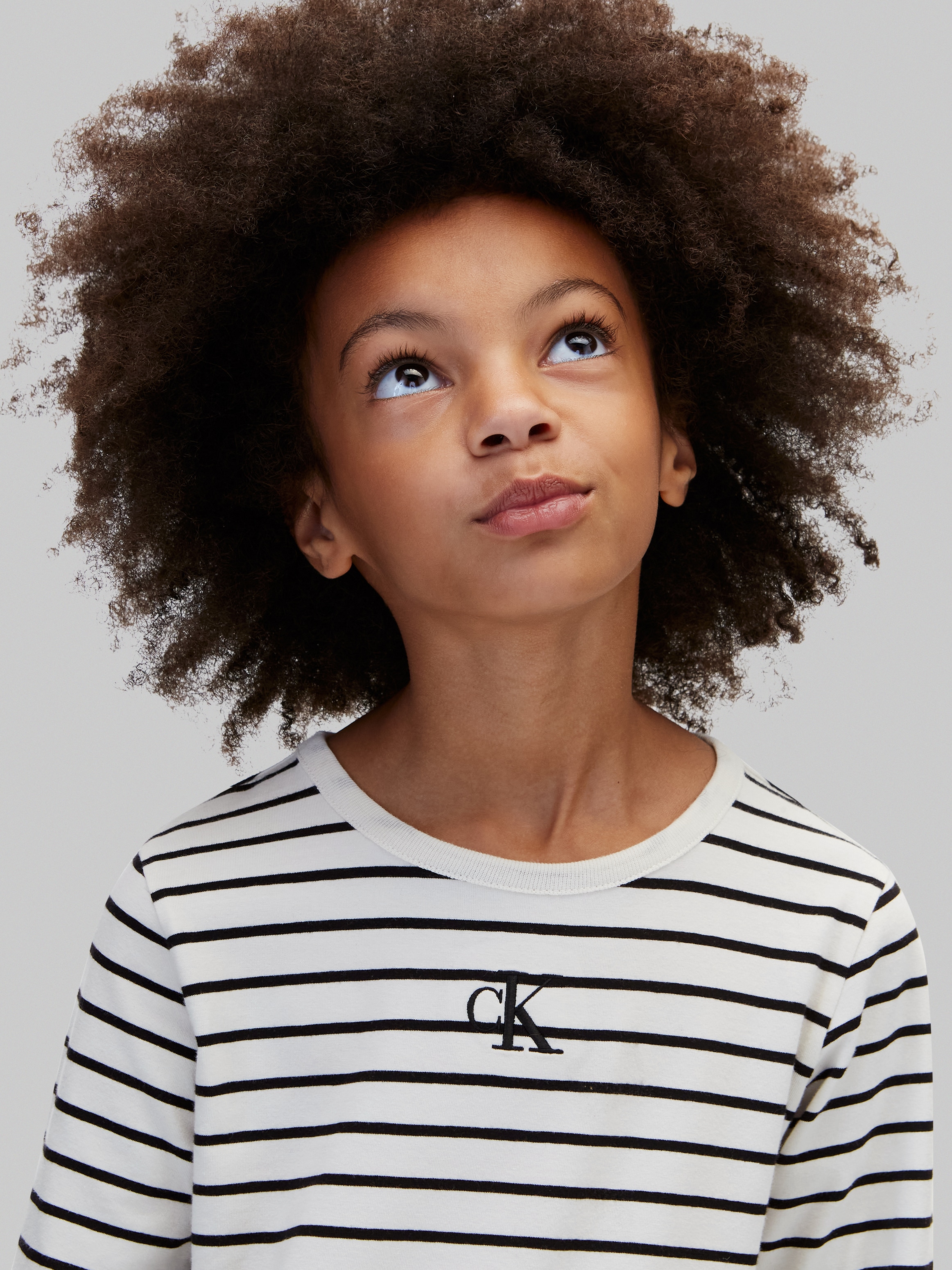 Calvin Klein Jeans T-shirt à manches longues »CK STRIPE LS T-SHIRT« Regular fit mit Streifenmuster