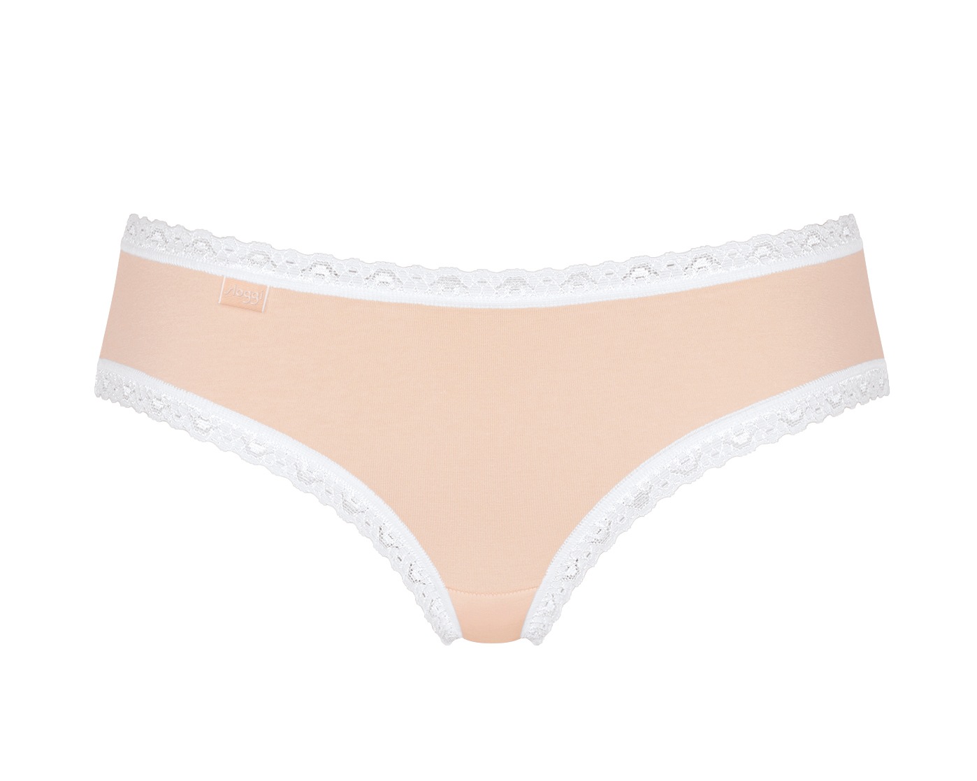 sloggi Hipster »24/7 Weekend«, (3er Pack), mit flachen Spitzen-Kanten, Baumwollmix, elastisch, blickdicht, weich