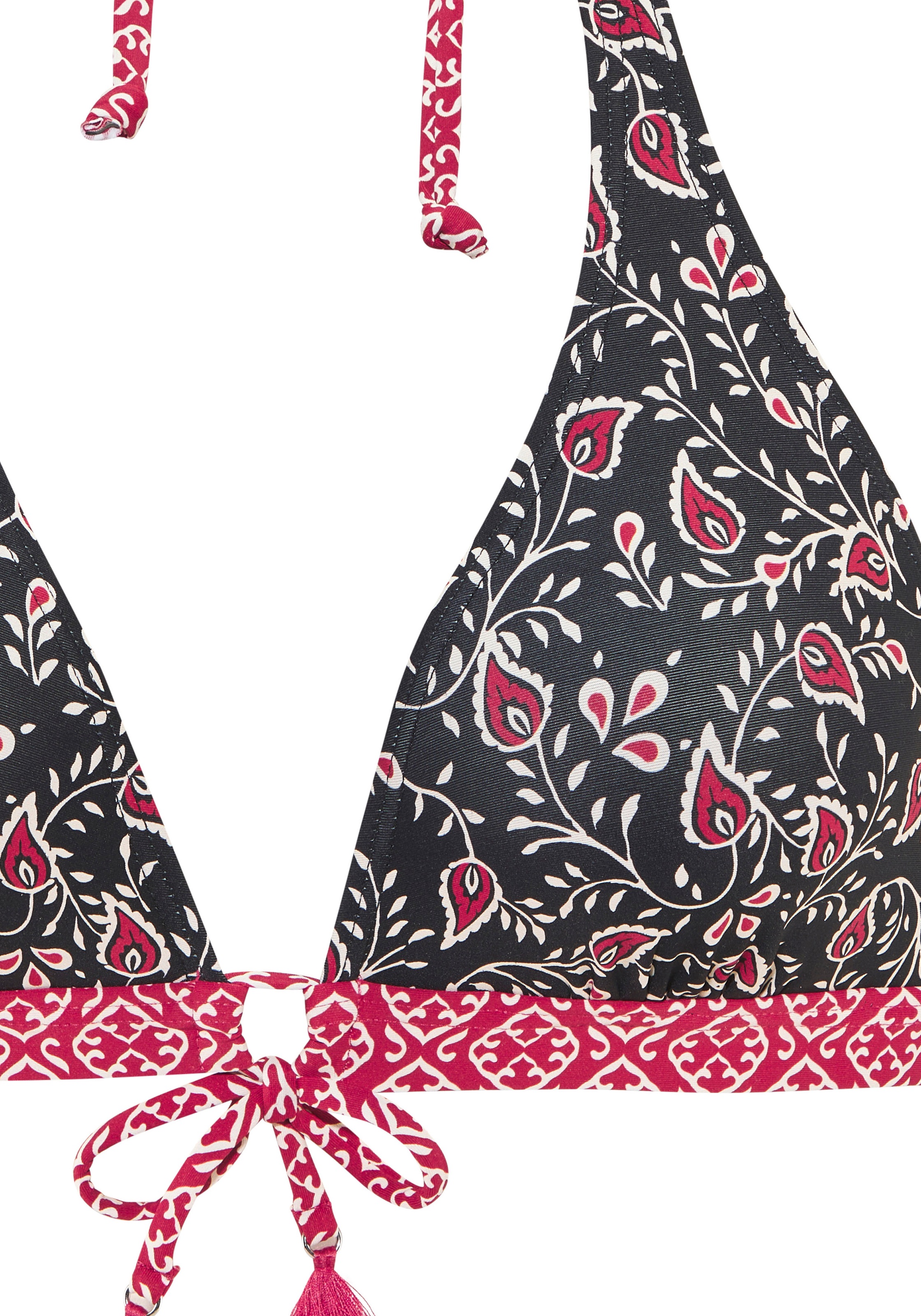 LASCANA Triangel-Bikini-Top »Louna« im Mustermix-Design