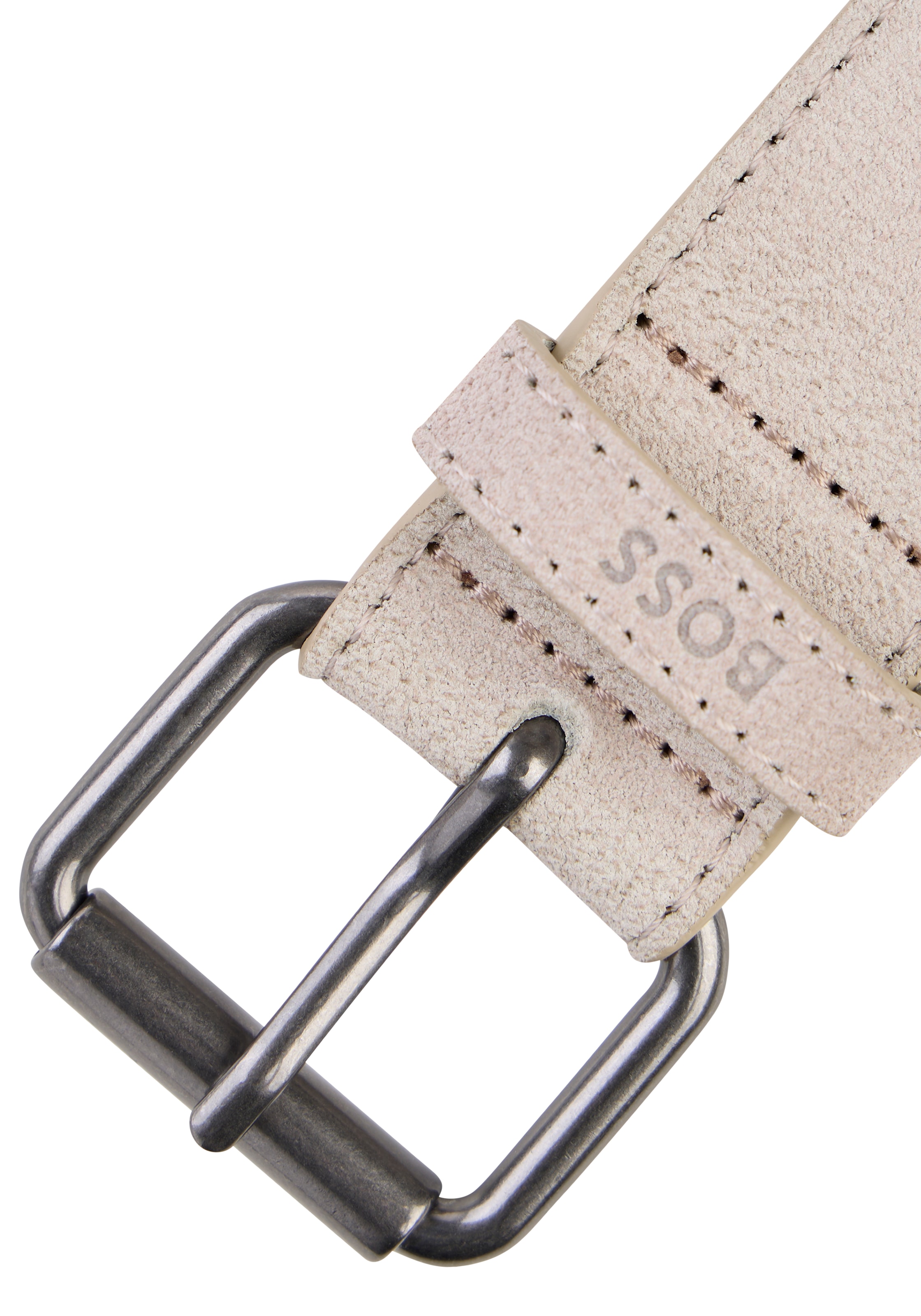 BOSS Ceinture en cuir »Narun-Sd Sz35« en cuir velours, Made in Italy