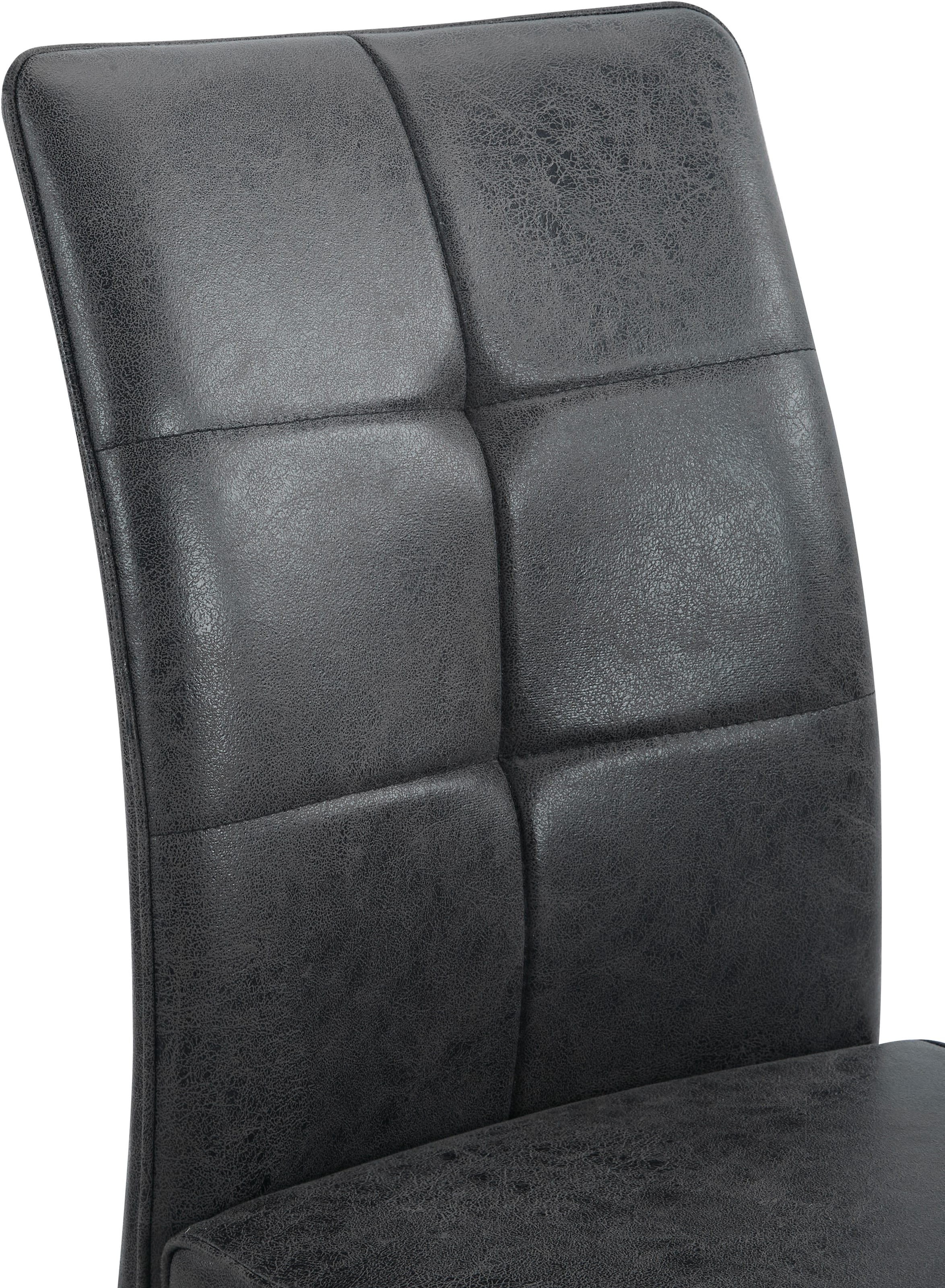 HELA Chaise cantilever »MALTA« (Set) 1 cuisverschiedene Bezüge, Gestell Hochkant, Steppnähte