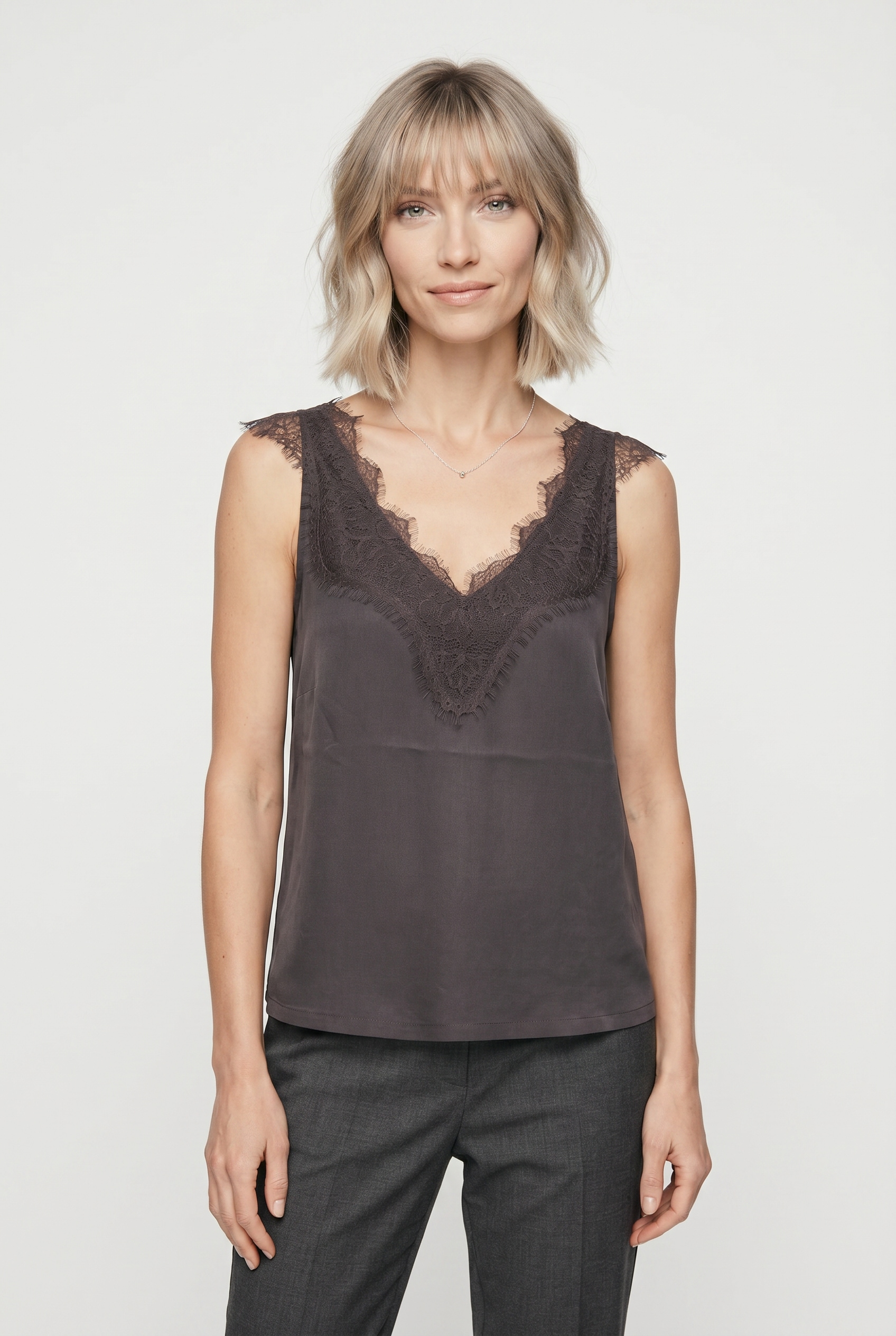 Image of Smith & Soul Spitzentop mit V-Ausschnitt