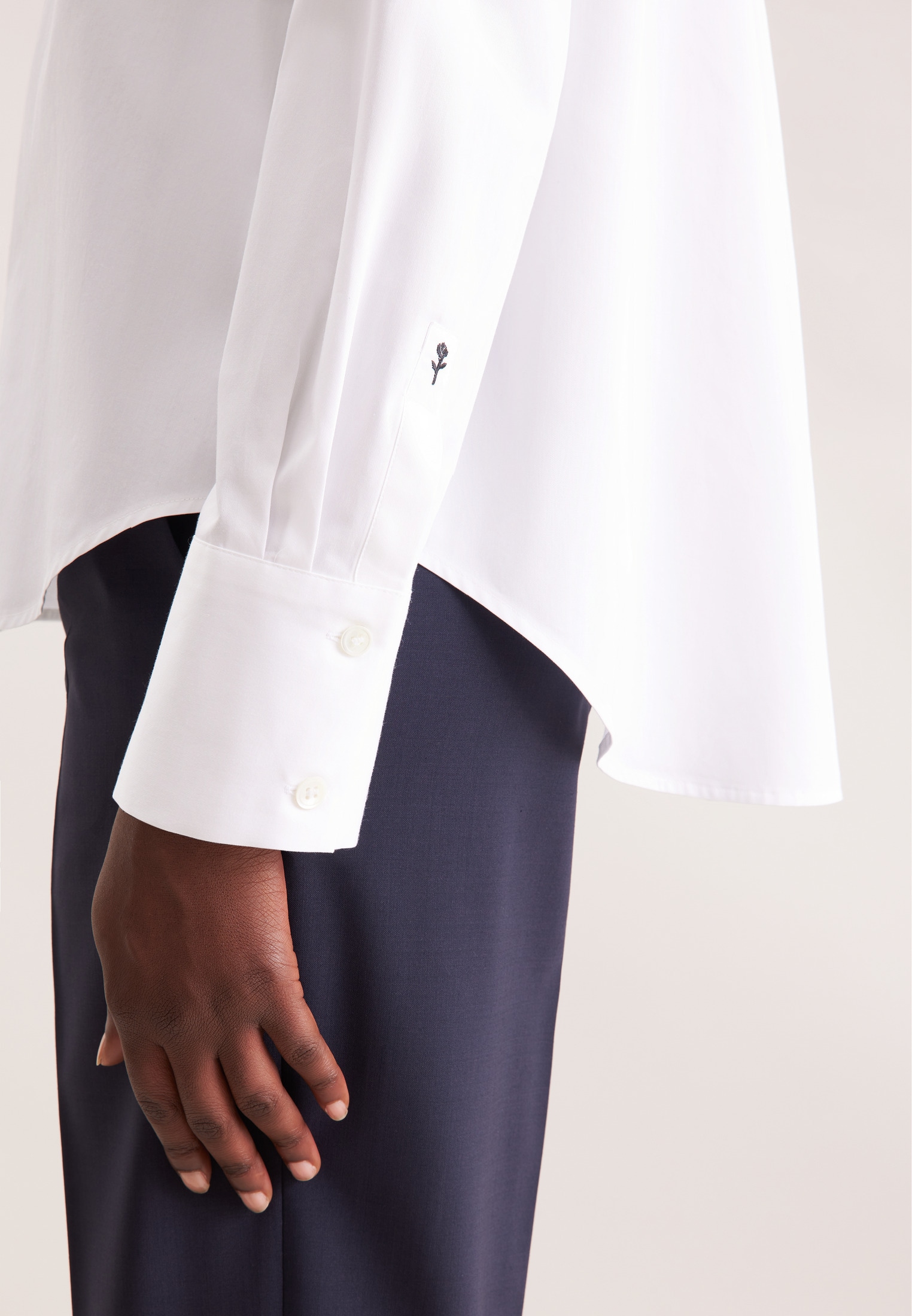 seidensticker Blouse chemise 1/1 Uni