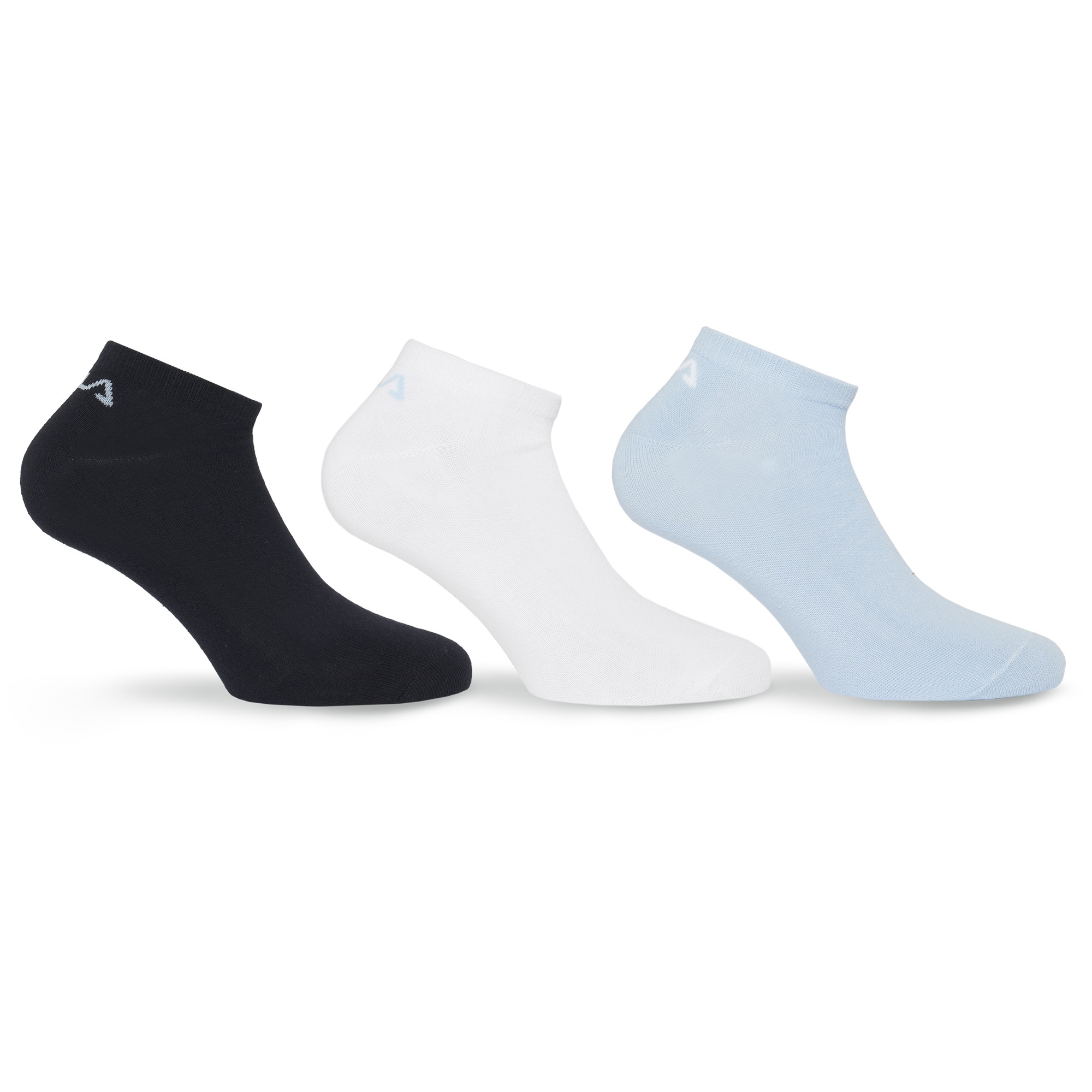 Image of Fila Socken "UNISEX INVISIBLE PLAIN SOCKS" 3 Stk. tlg. mit eingestricktem Logo an der Ferse