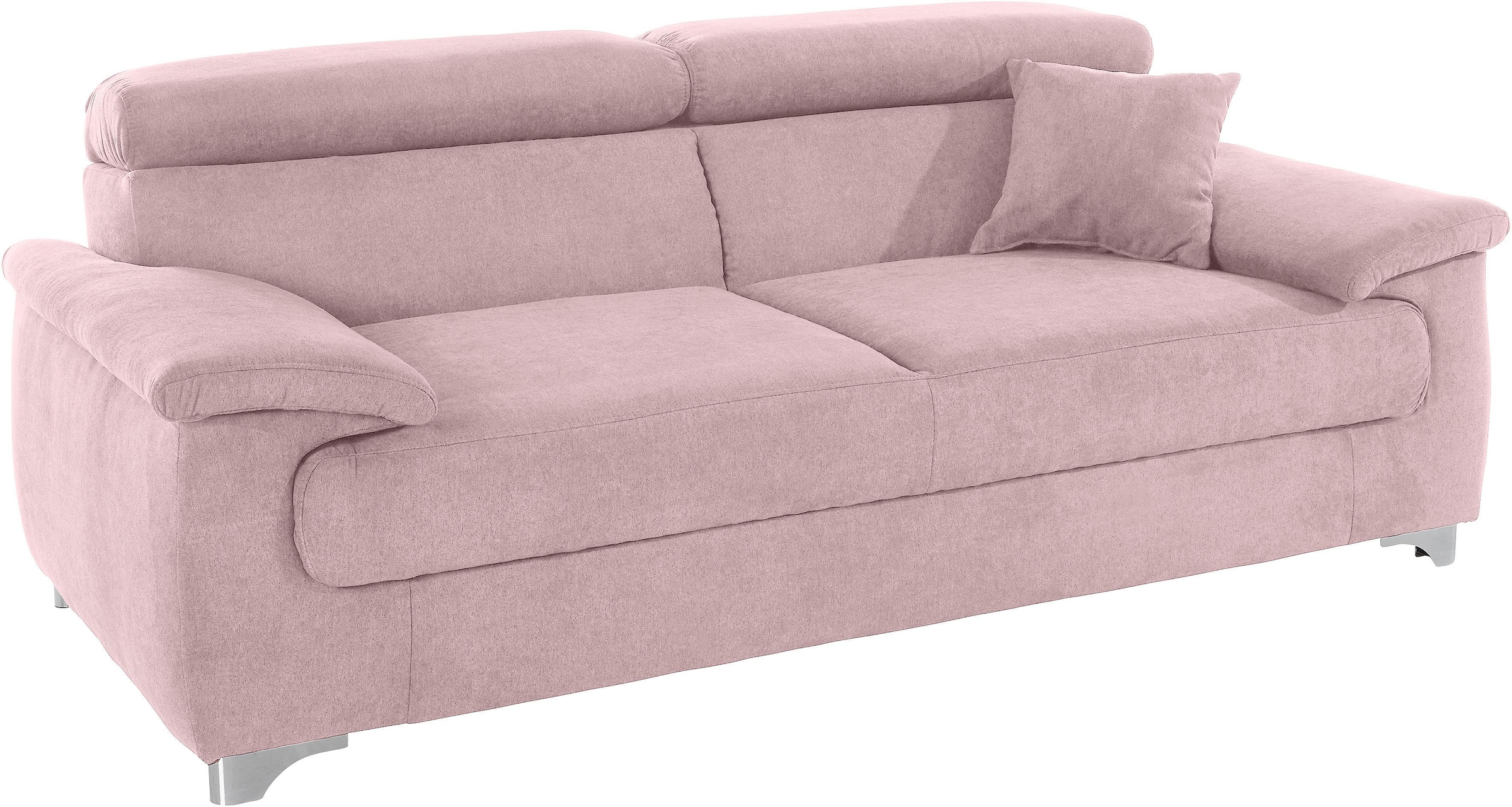 Image of DOMO collection 2,5-Sitzer "Mira inklusive Kopfteilverstellung für mehr Wohlfühlkomfort" elegant und modern, komfortabel, frei im Raum stellbar